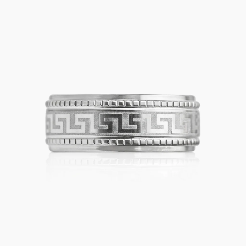 Anillo Greek Oro Blanco - Image 3