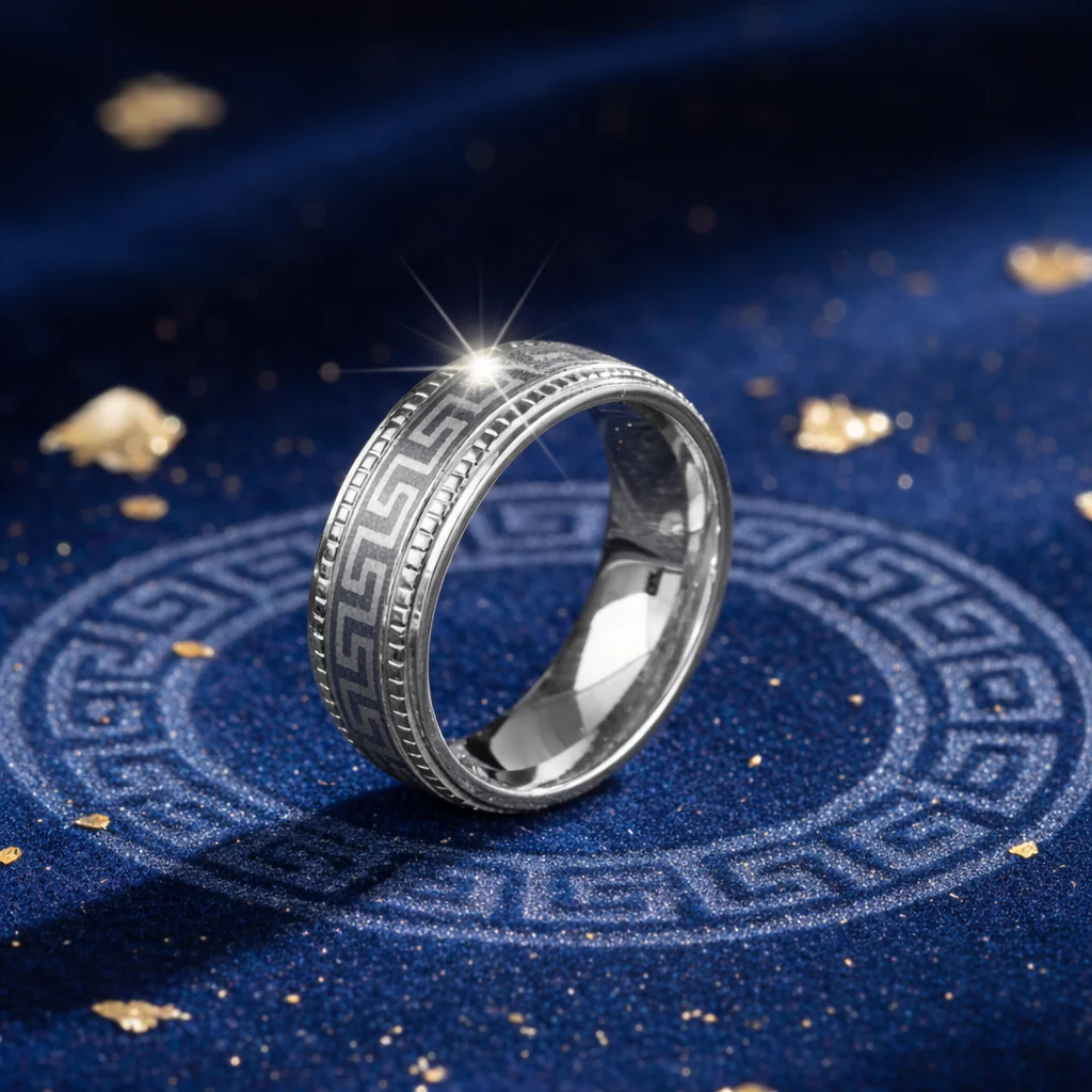 Anillo Greek Oro Blanco - Image 4
