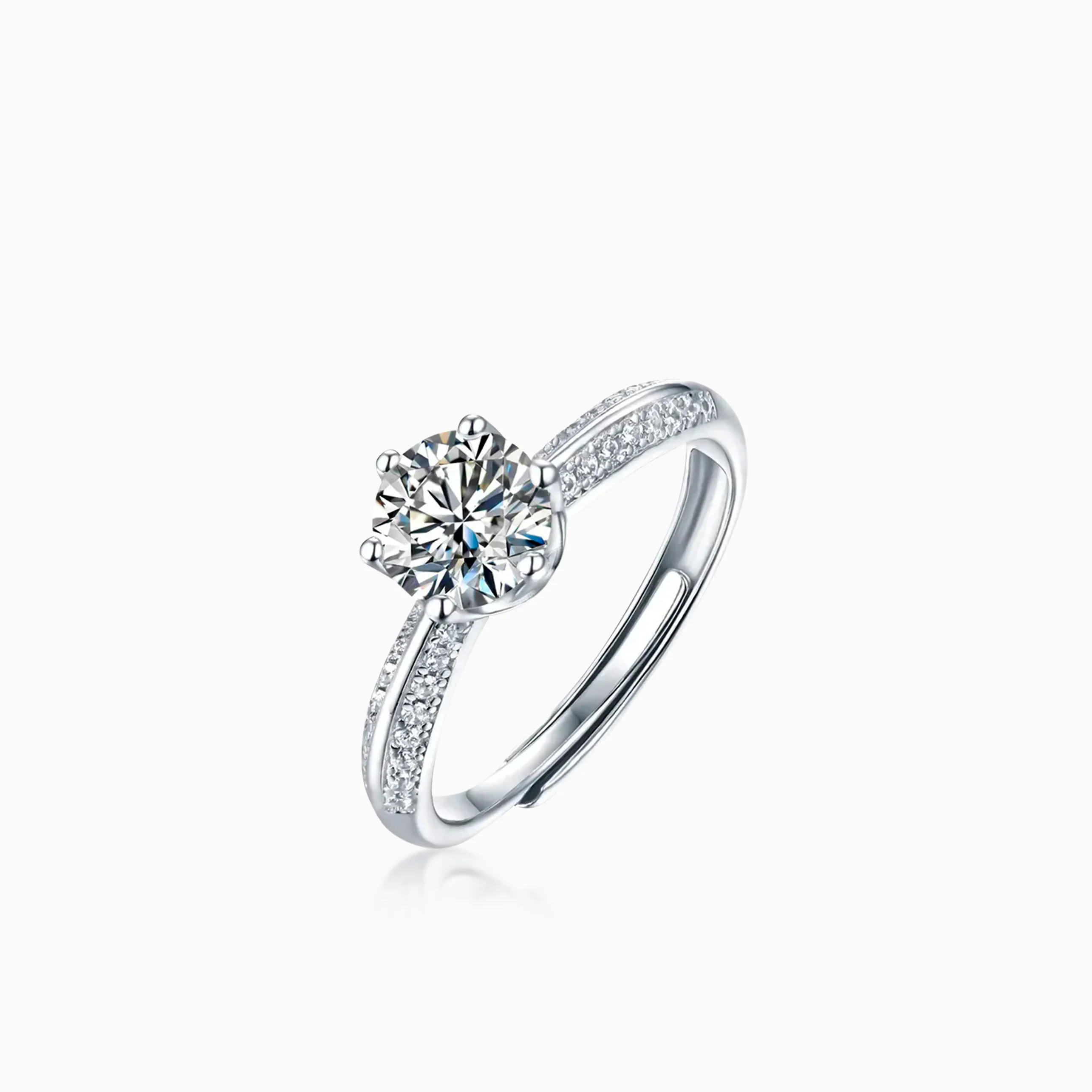 Anillo Ice VVS Moissanite + Plata 925 Mujer - Image 3