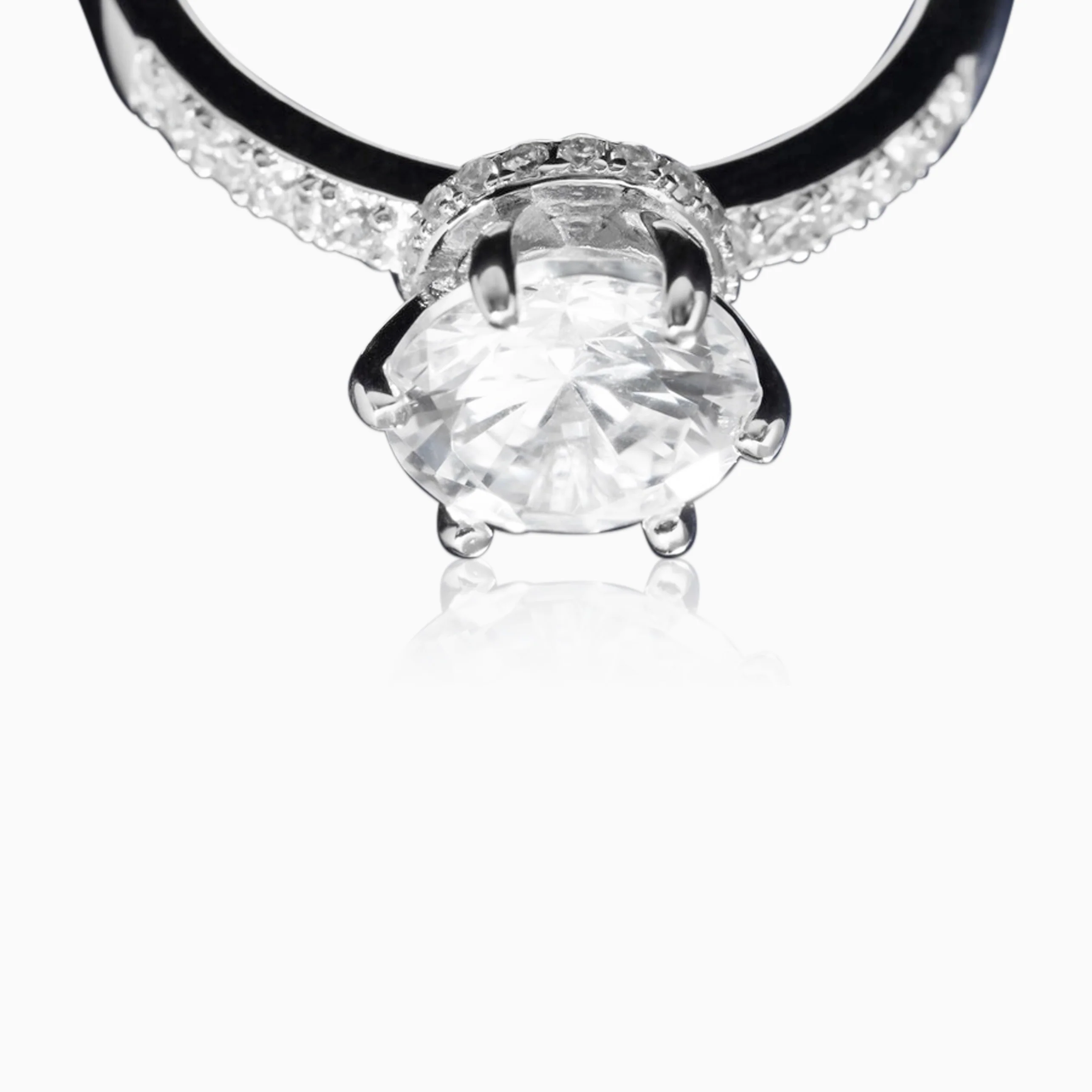 Anillo Ice VVS Moissanite + Plata 925 Mujer - Image 4
