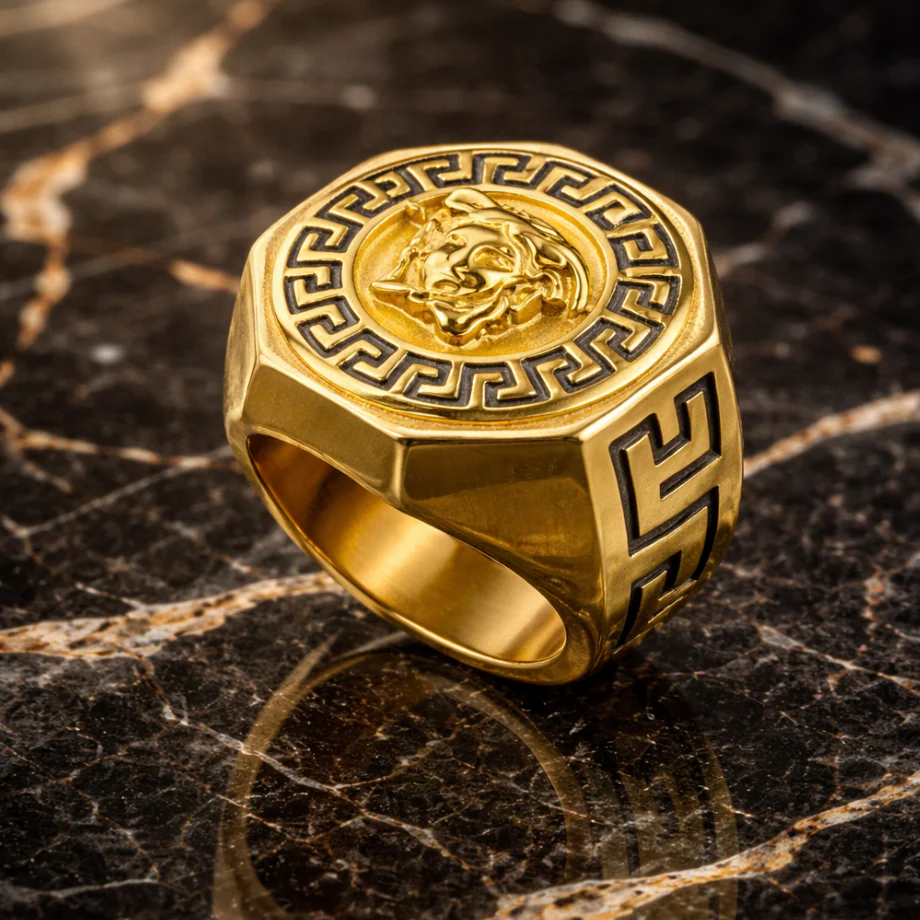 Anillo Medusa Oro 18K - Image 4