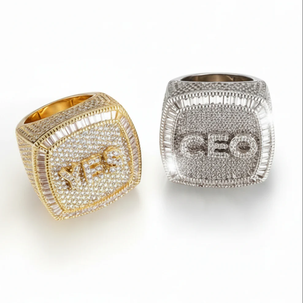 Anillo Personalizado Baguettes Oro - Image 6