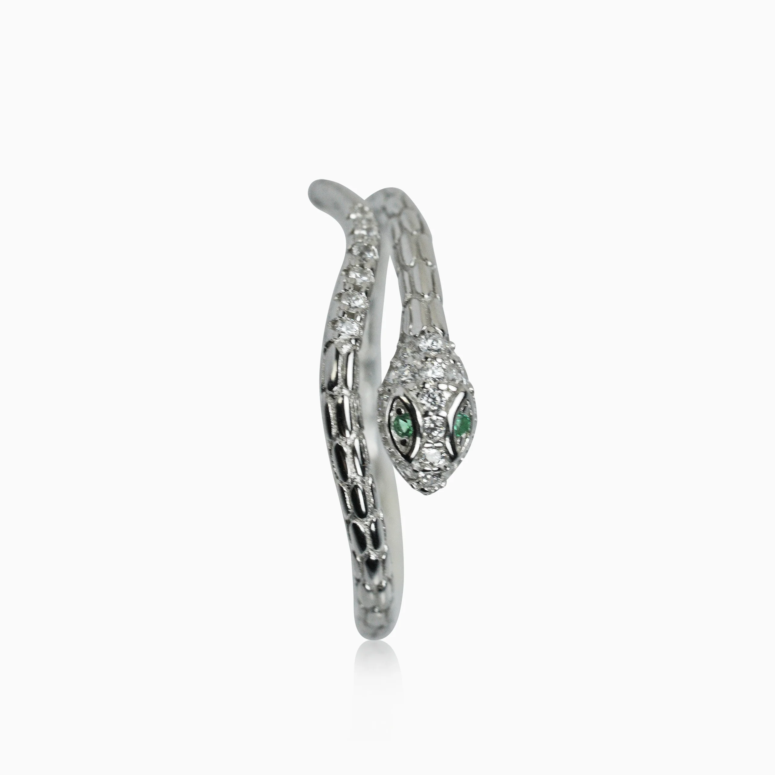 Anillo Serpiente Oro Blanco - Image 4