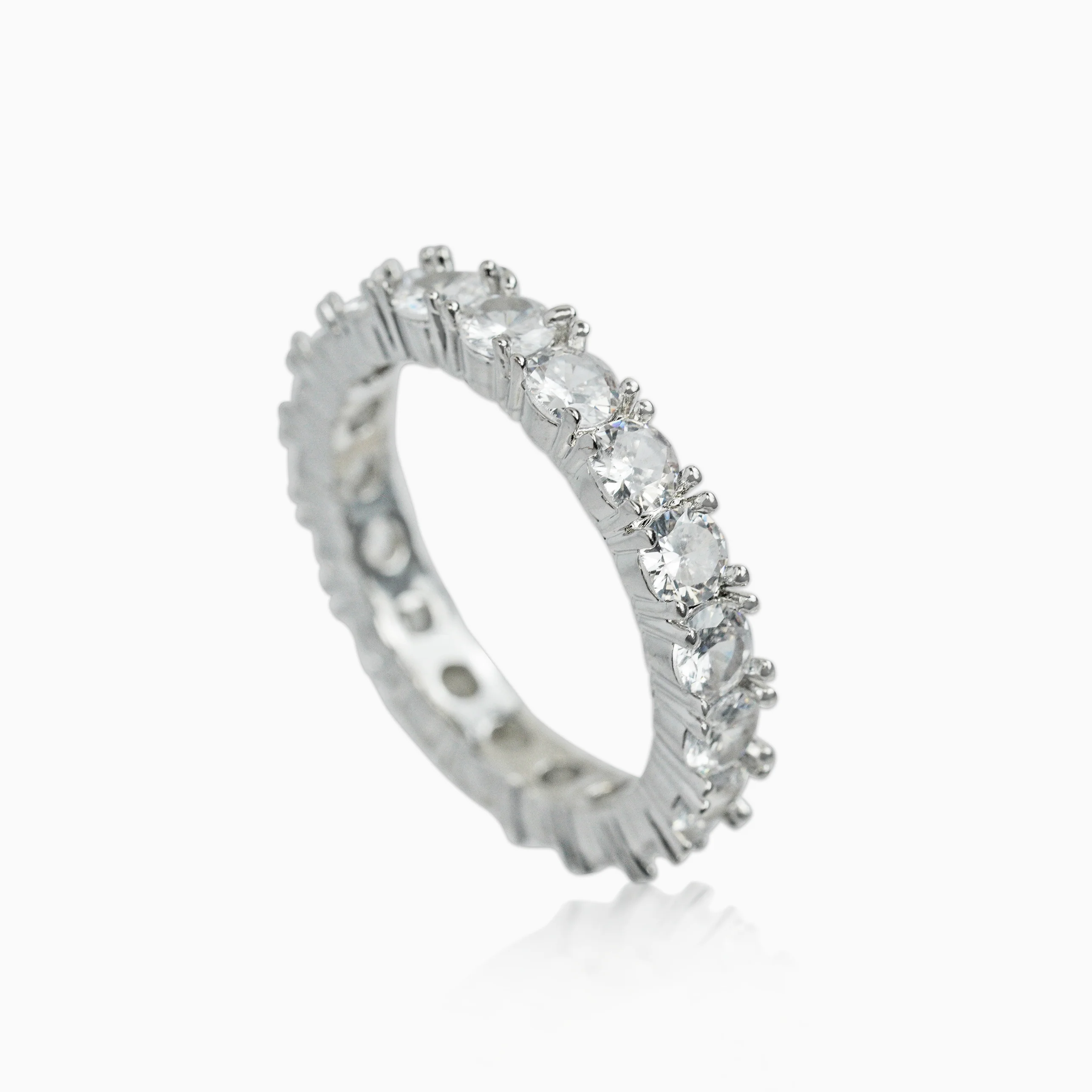 Anillo Tenis Oro Blanco - Image 3