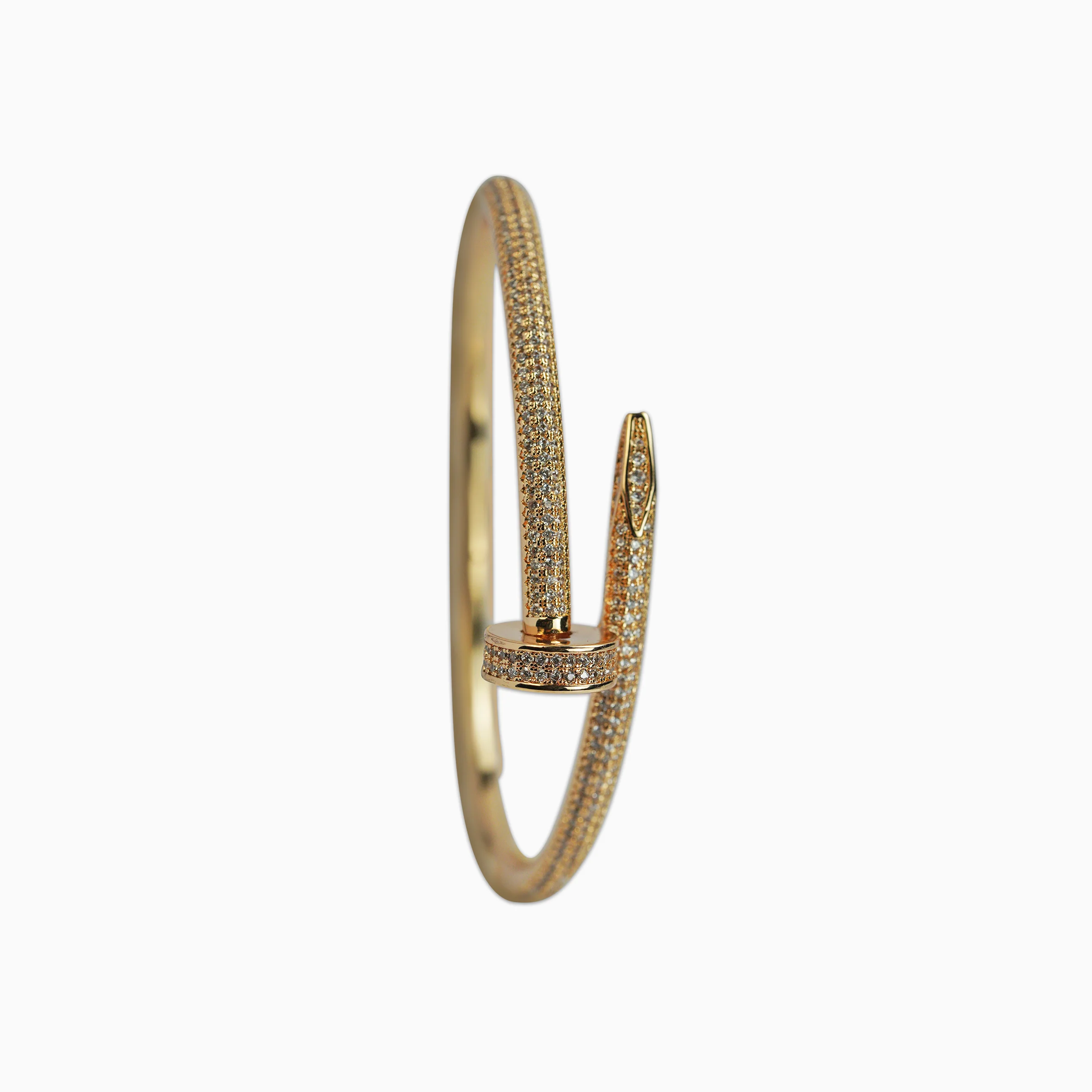 Brazalete Clavo Ice Oro Rosa - Image 3
