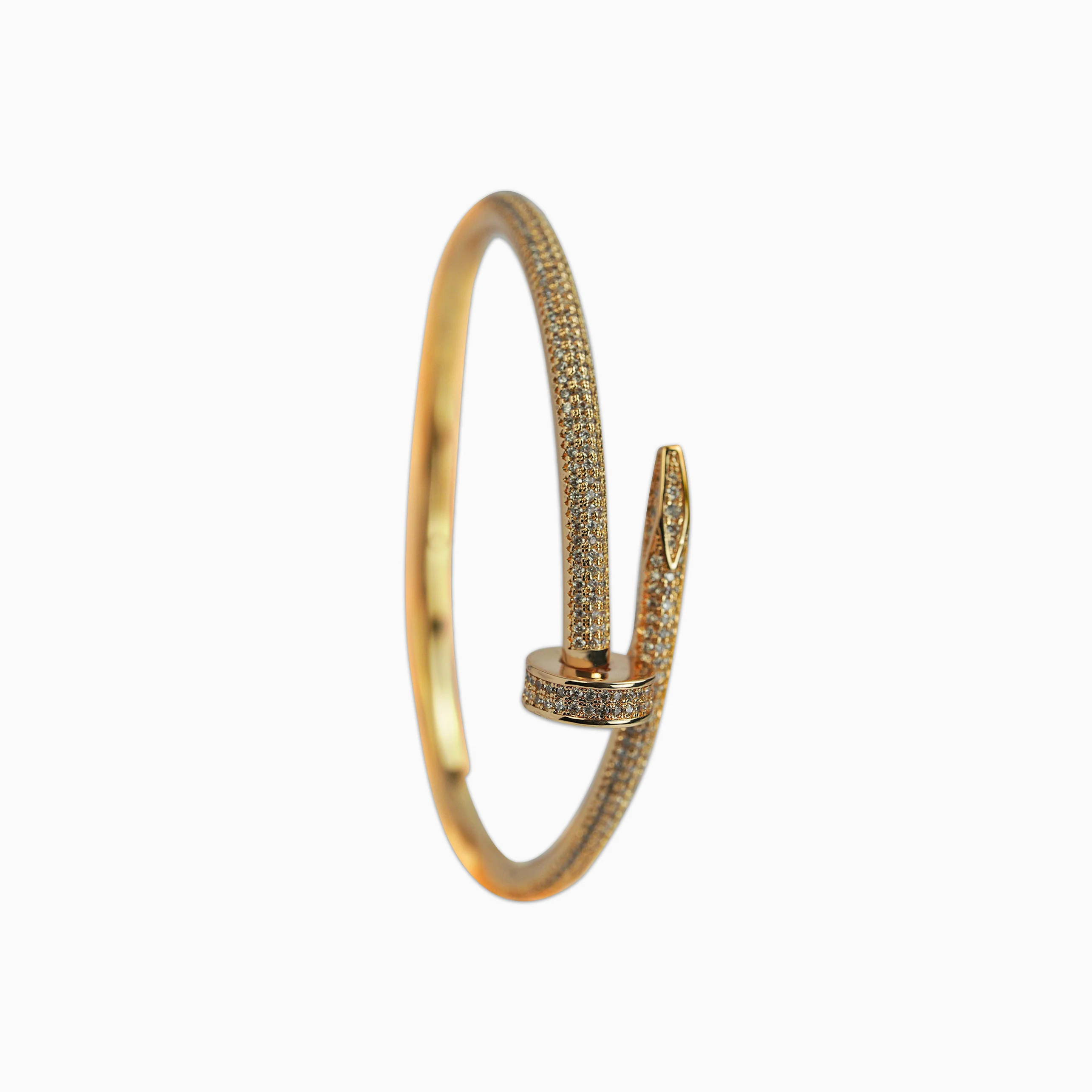 Brazalete Clavo Ice Oro Rosa - Image 5