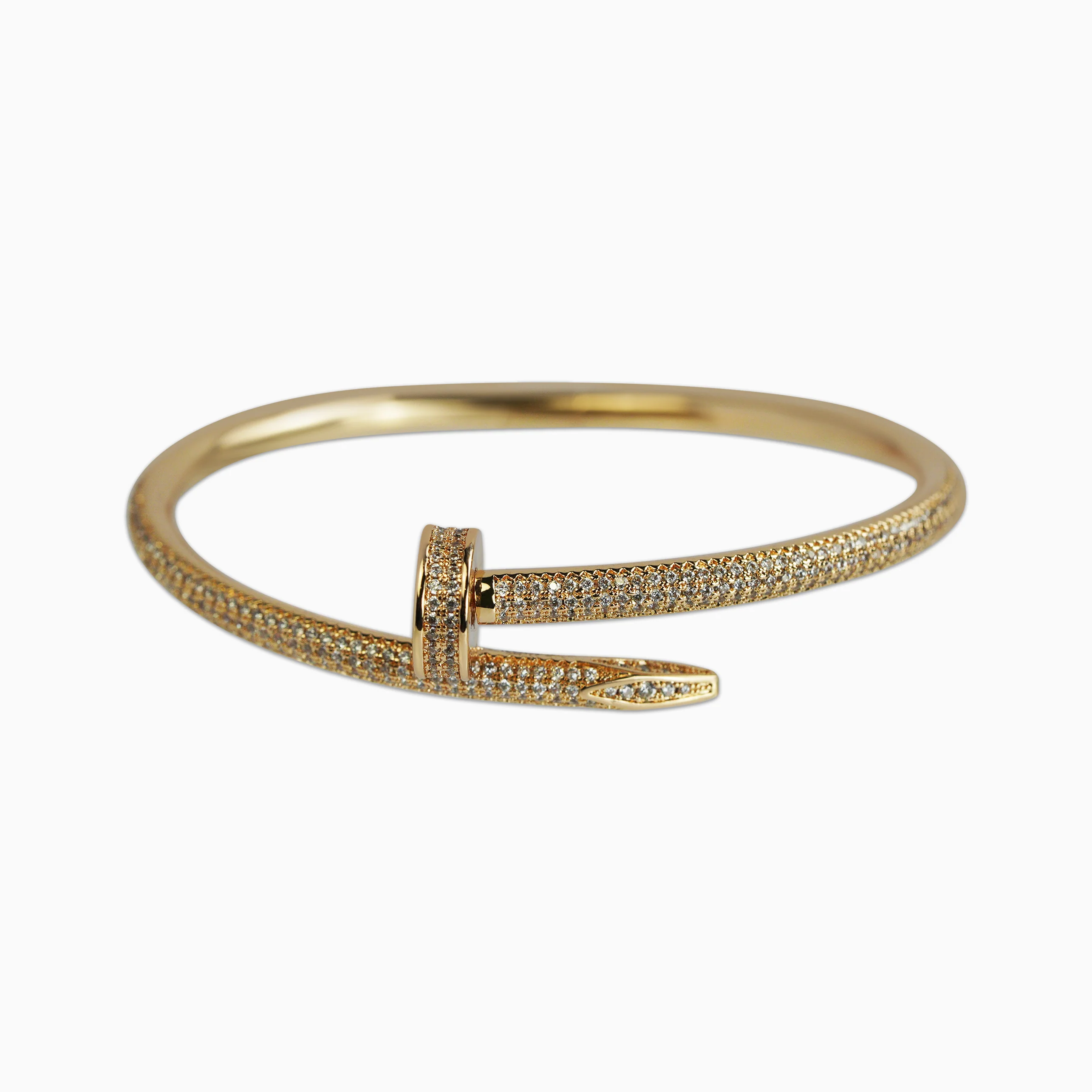 Brazalete Clavo Ice Oro Rosa - Image 6