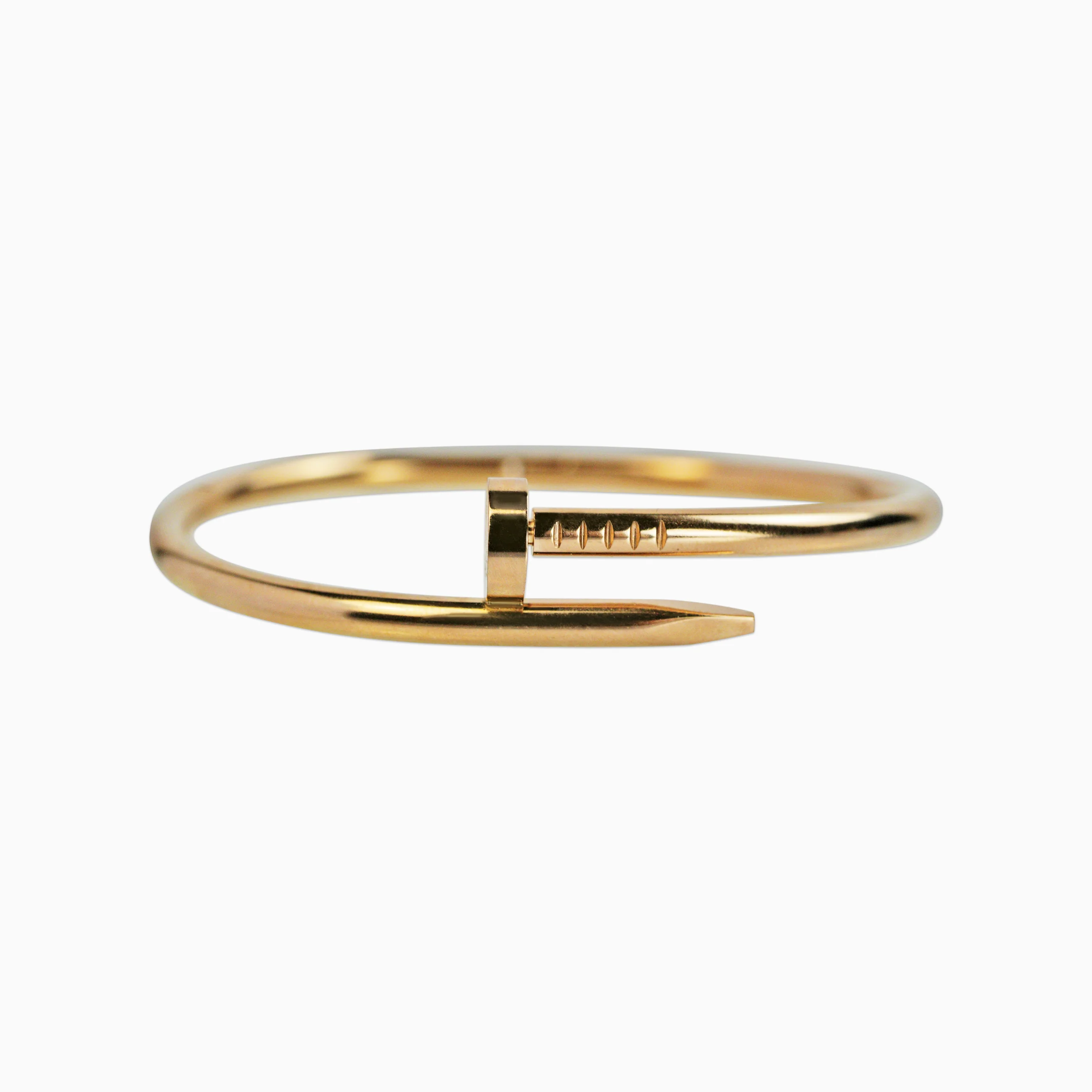 Brazalete Clavo Oro Rosa Mujer - Image 4