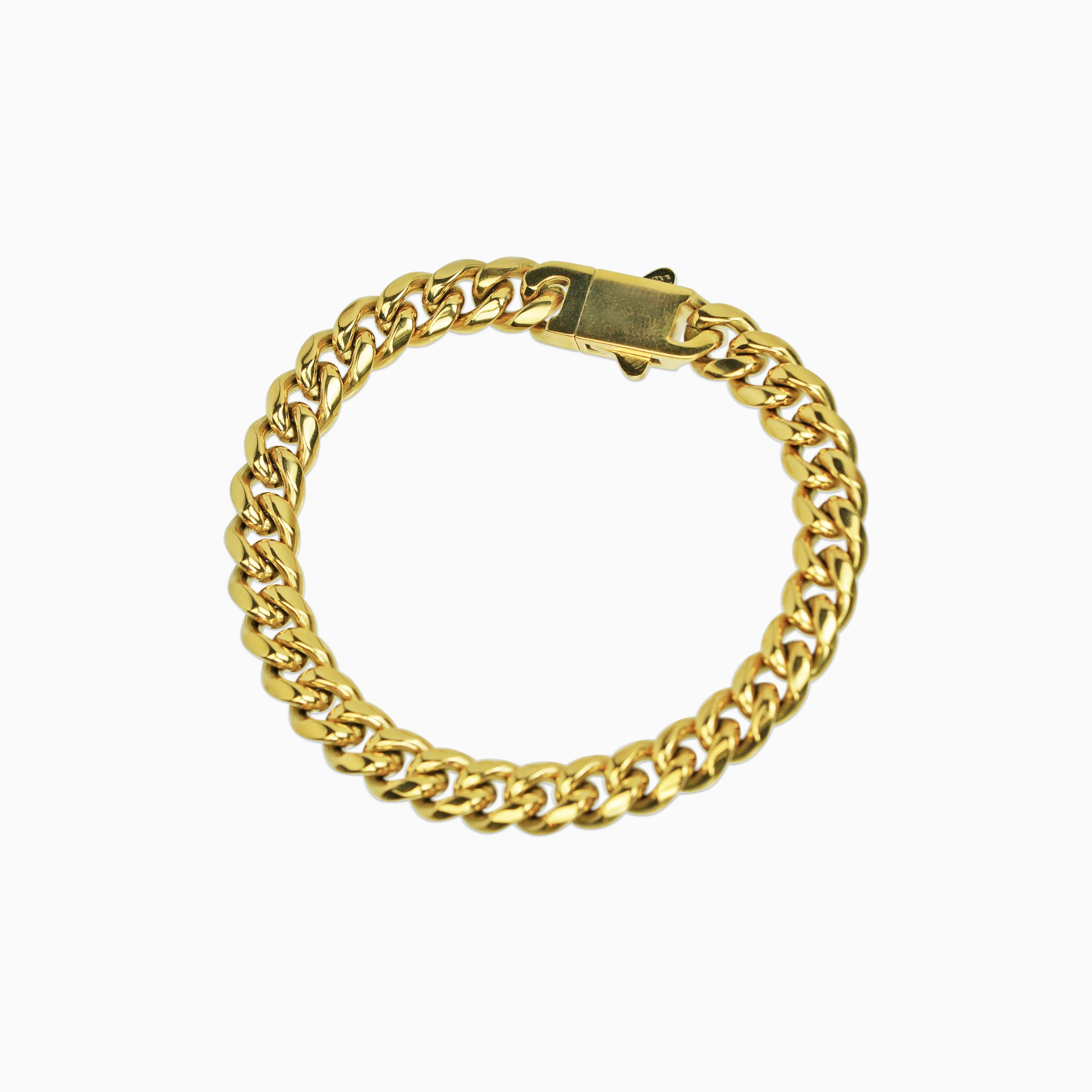 Brazalete Cubana Oro 18K Premium - Image 3
