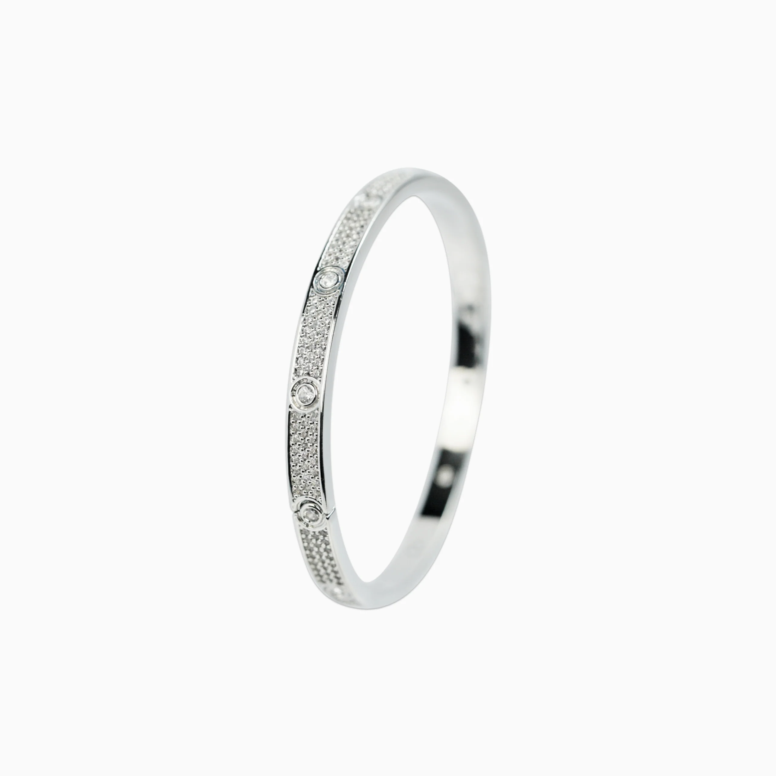 Brazalete Love Ice Oro Blanco Mujer - Image 2