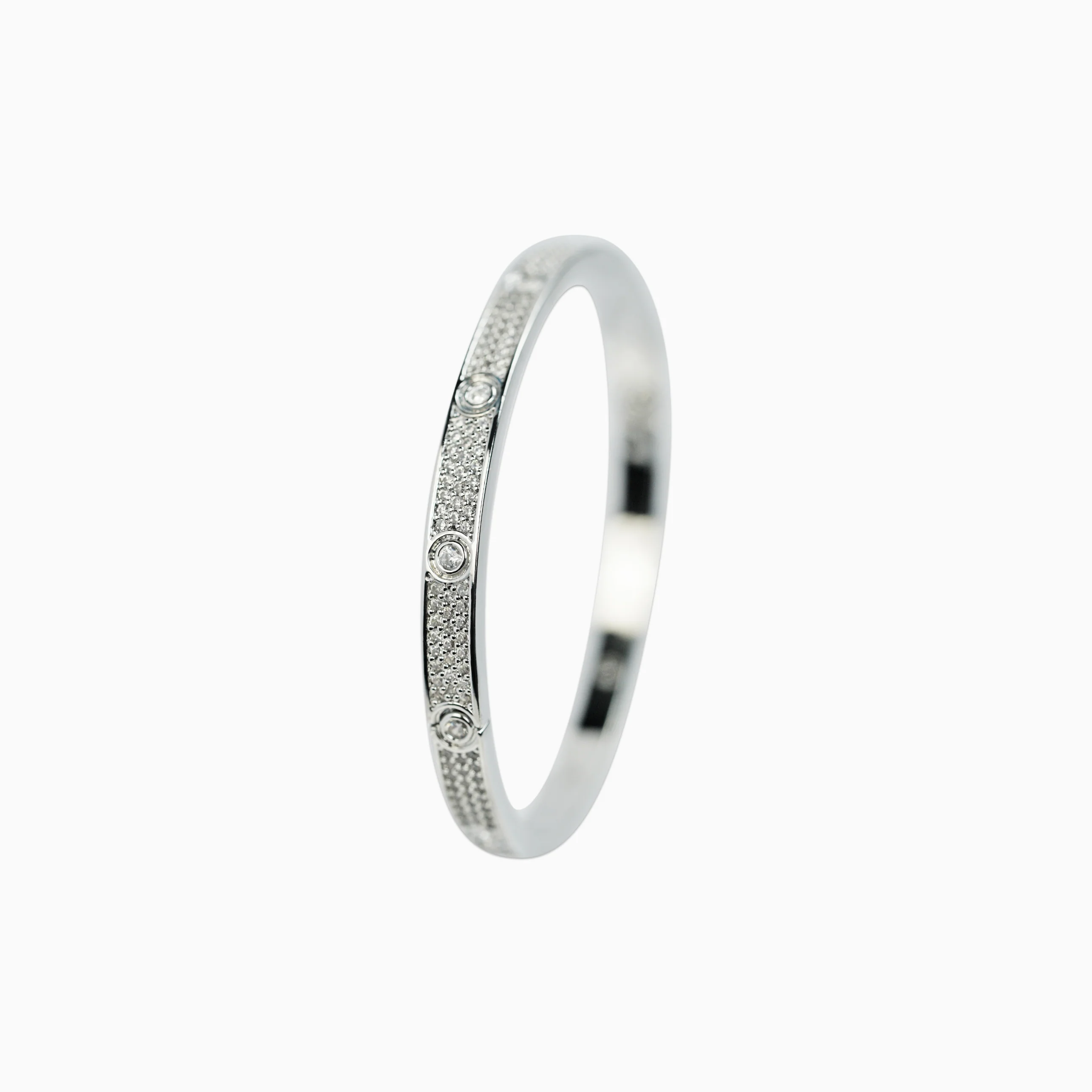 Brazalete Love Ice Oro Blanco Mujer - Image 4