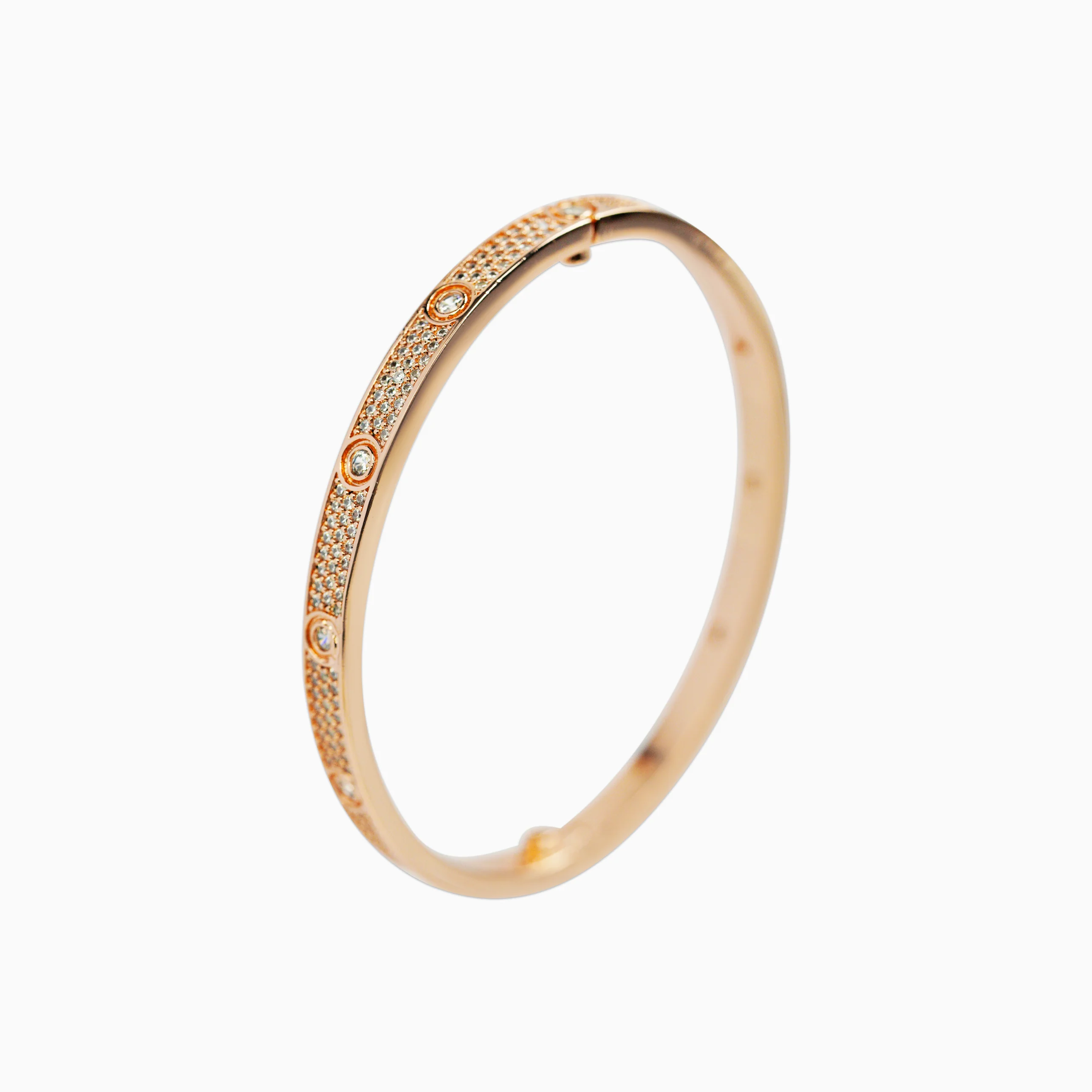 Brazalete Love Ice Oro Rosa Mujer - Image 5