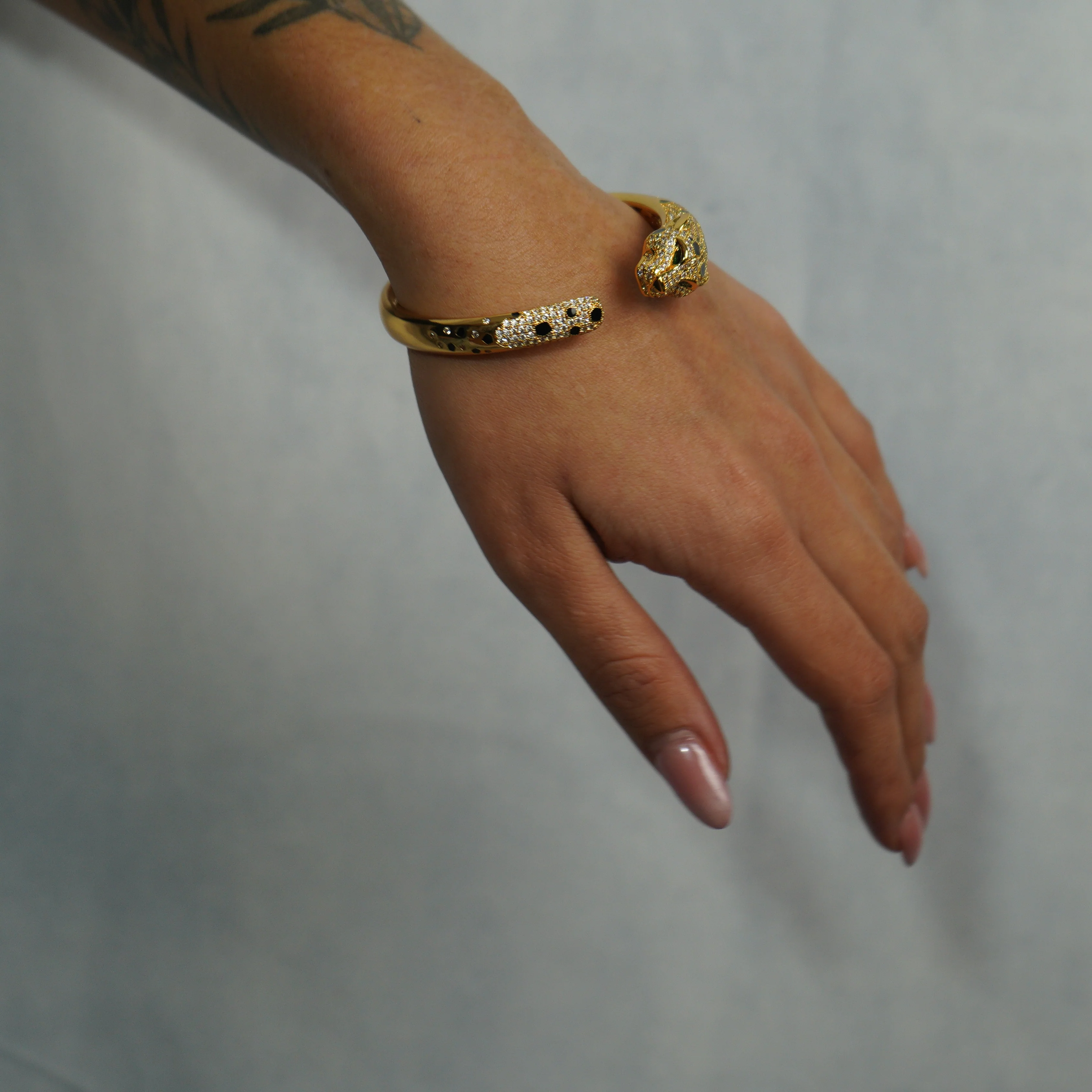 Brazalete Pantera Ice Oro 18K - Image 3