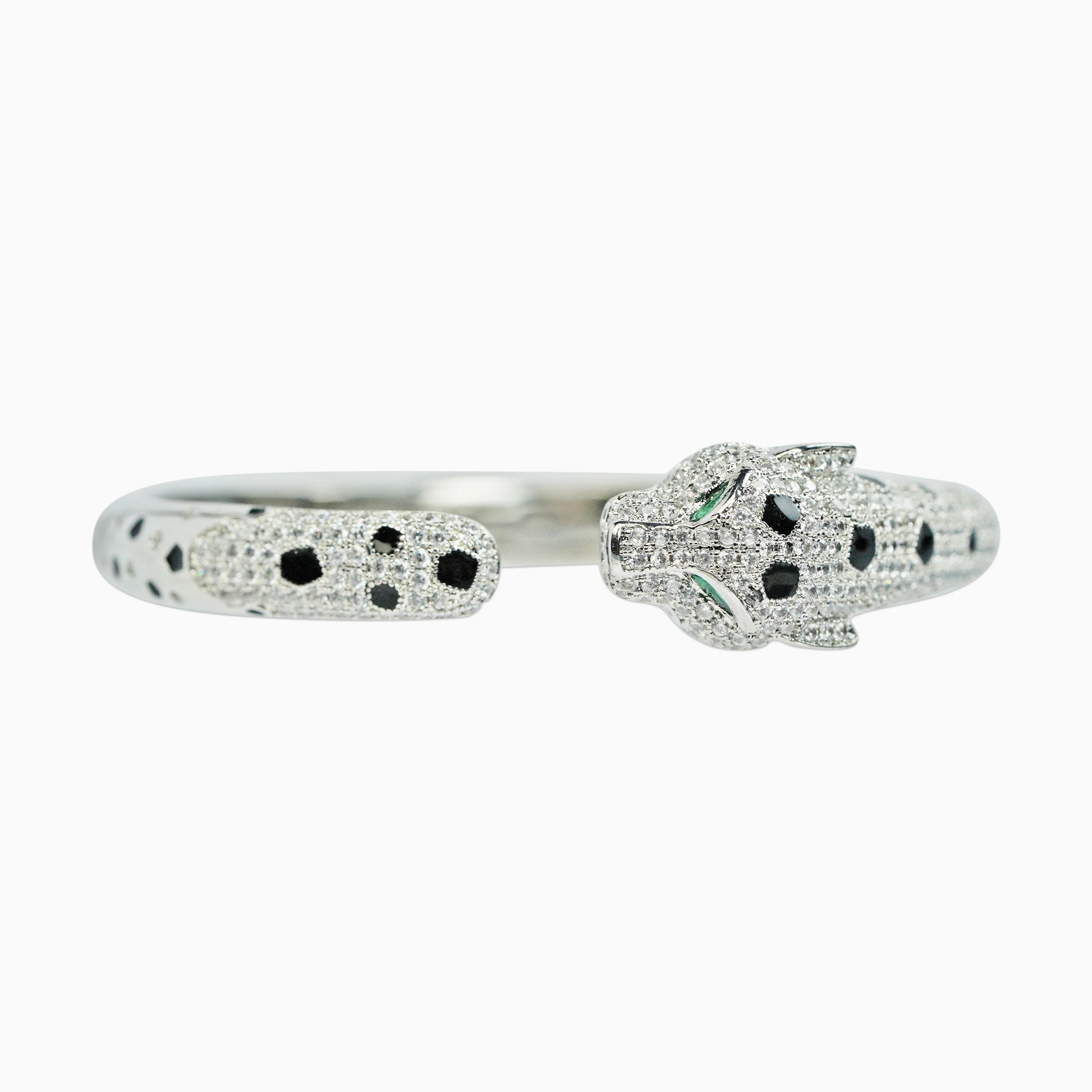 Brazalete Pantera Ice Oro Blanco - Image 5