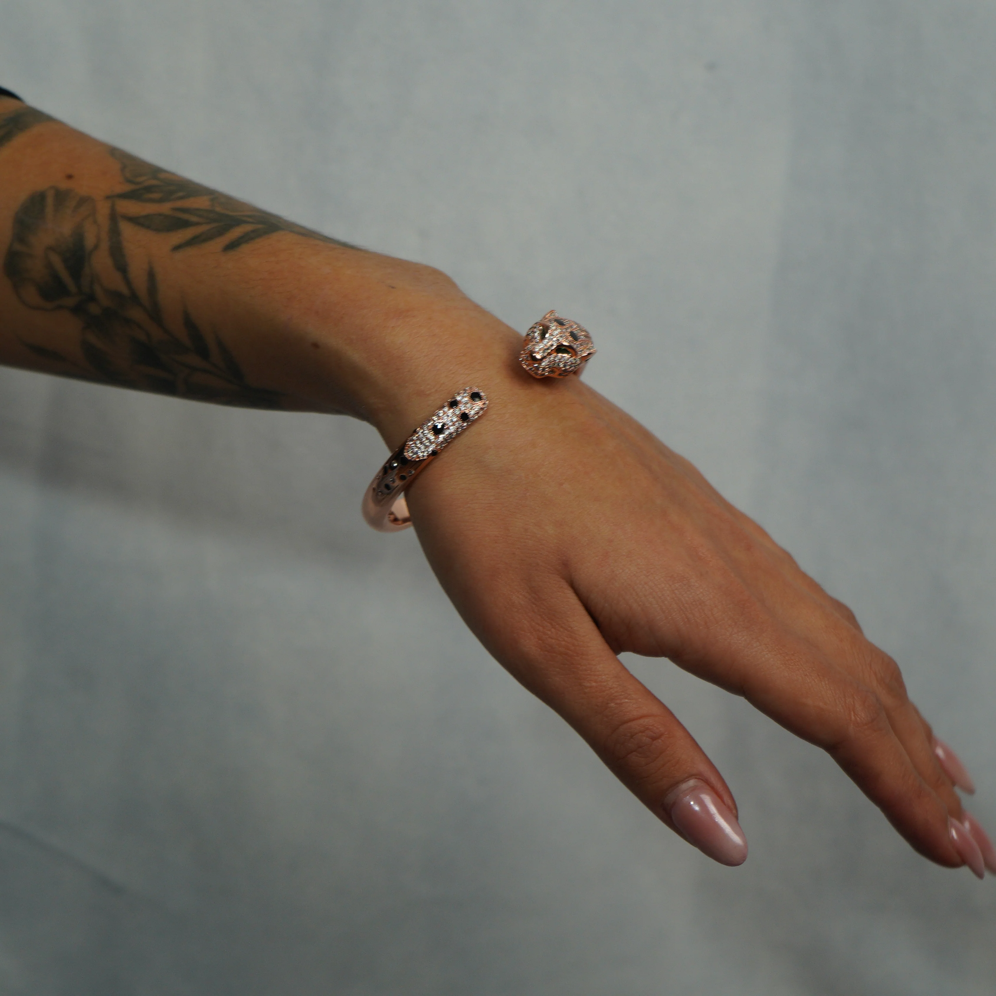 Brazalete Pantera Ice Oro Rosa - Image 2