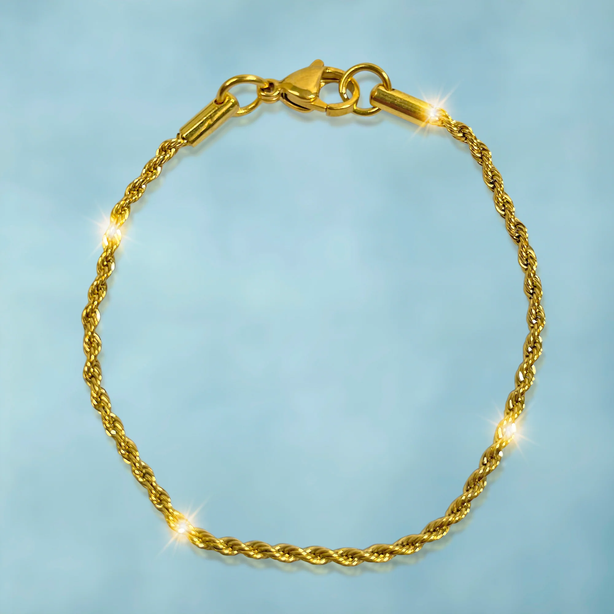 Brazalete Rope 2 Mm Oro 18K - Image 3