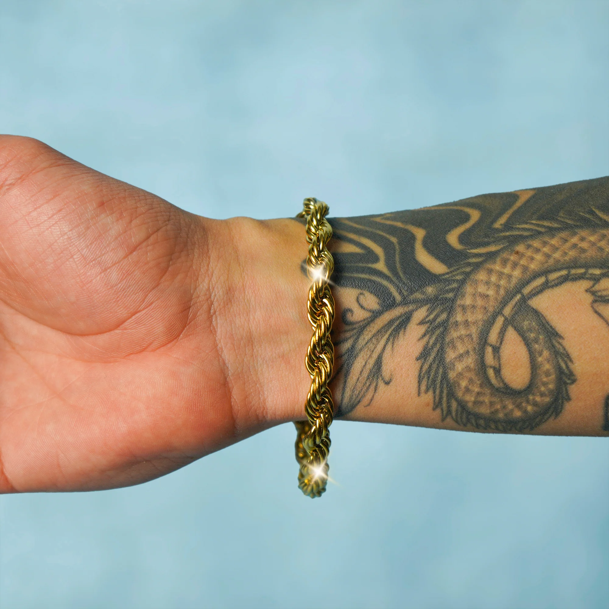 Brazalete Rope 6 Mm Oro 18K - Image 4