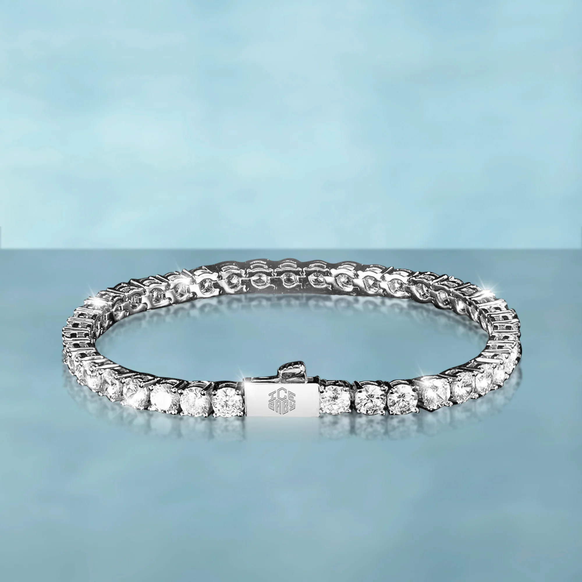 Brazalete Tenis 2.0 Oro Blanco - Image 7