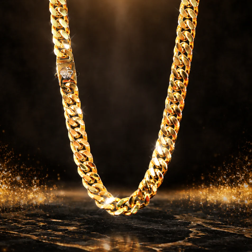 Cadena Cubana Oro 18K Premium - Image 3