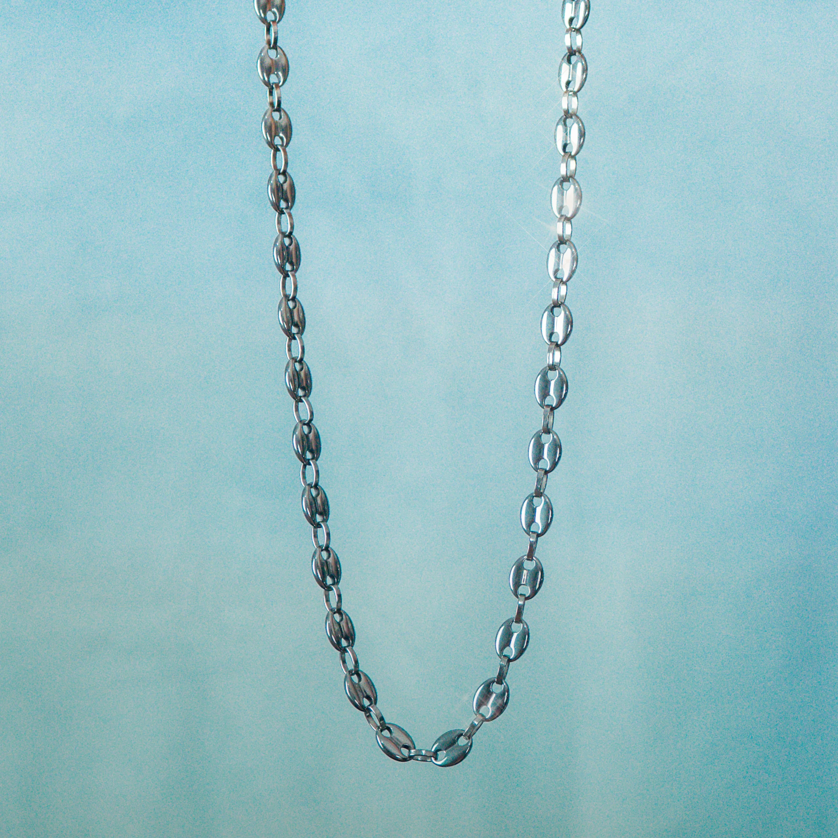 Cadena Gucci Link 11 Mm Oro Blanco - Image 2