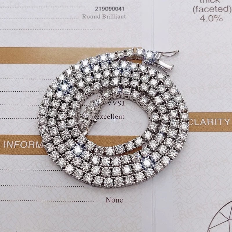 Cadena Tenis VVS Moissanite + Plata 925 - Image 12