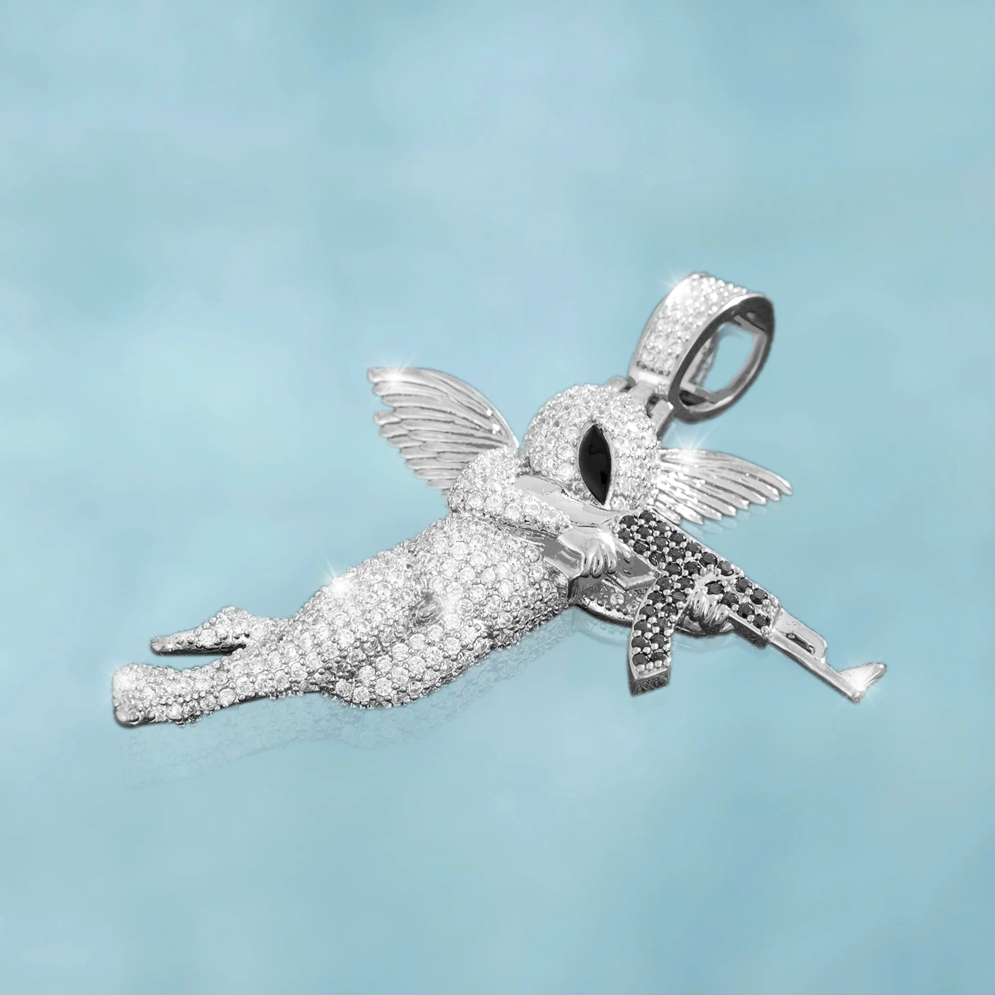Colgante Ak-Alien Oro Blanco - Image 4