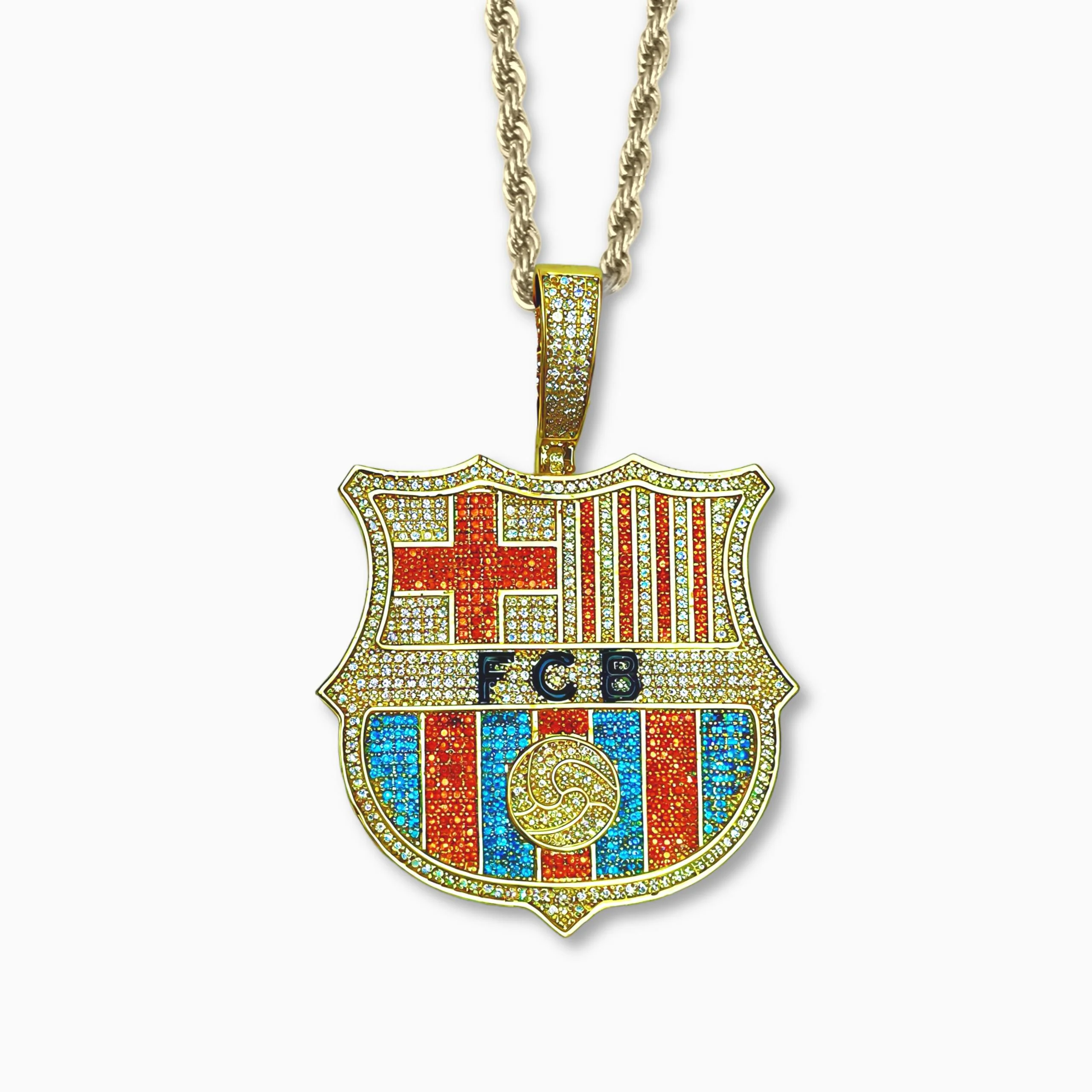 Colgante FC Barcelona Oro 14K - Image 3