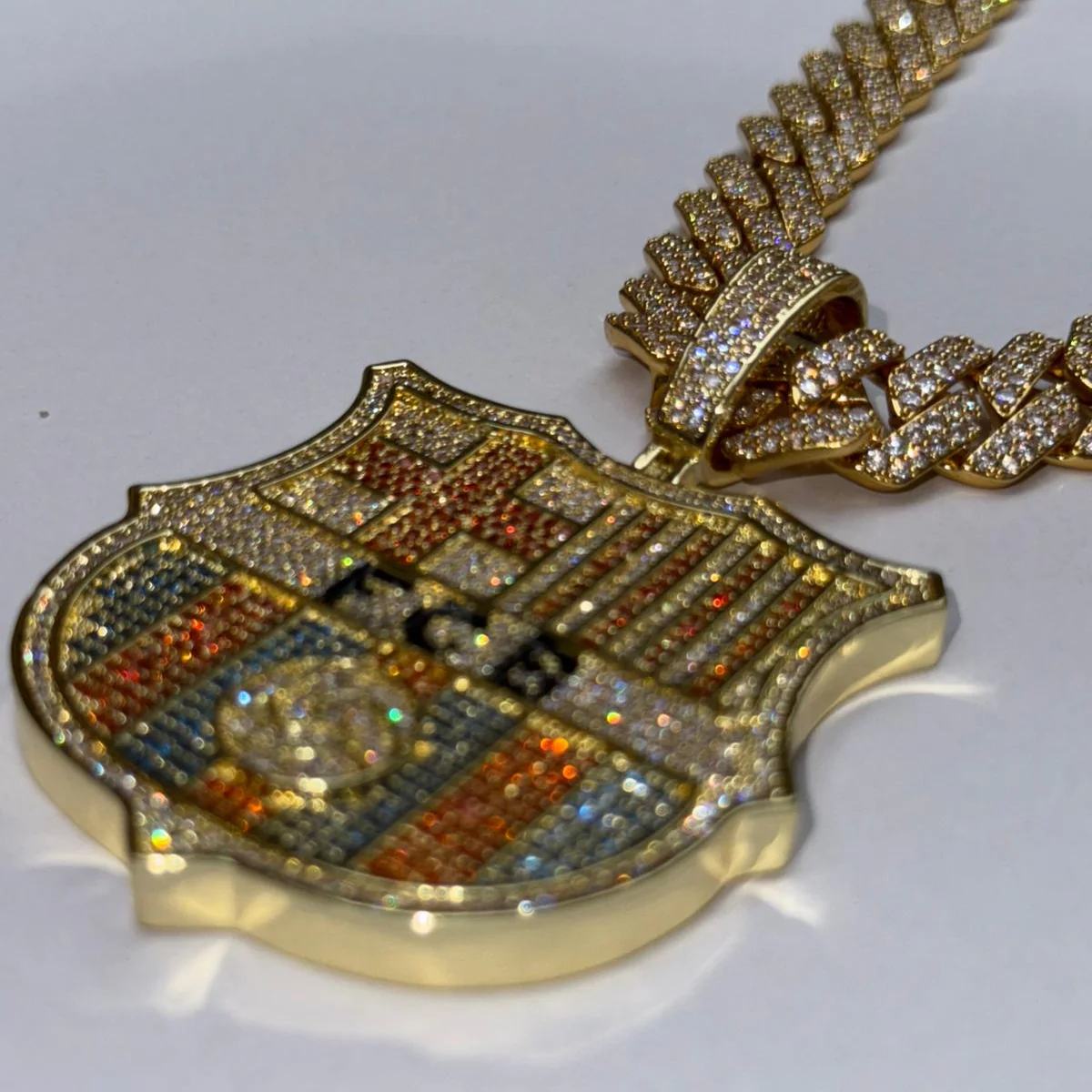 Colgante FC Barcelona Oro 14K - Image 4