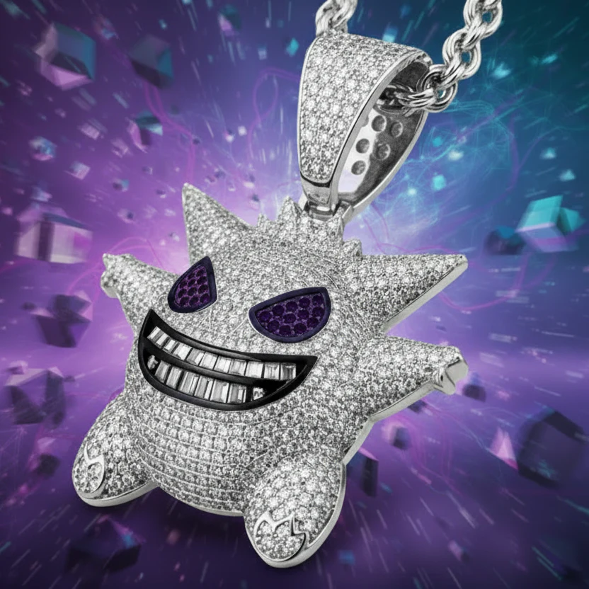 Colgante Gengar Oro Blanco - Image 2