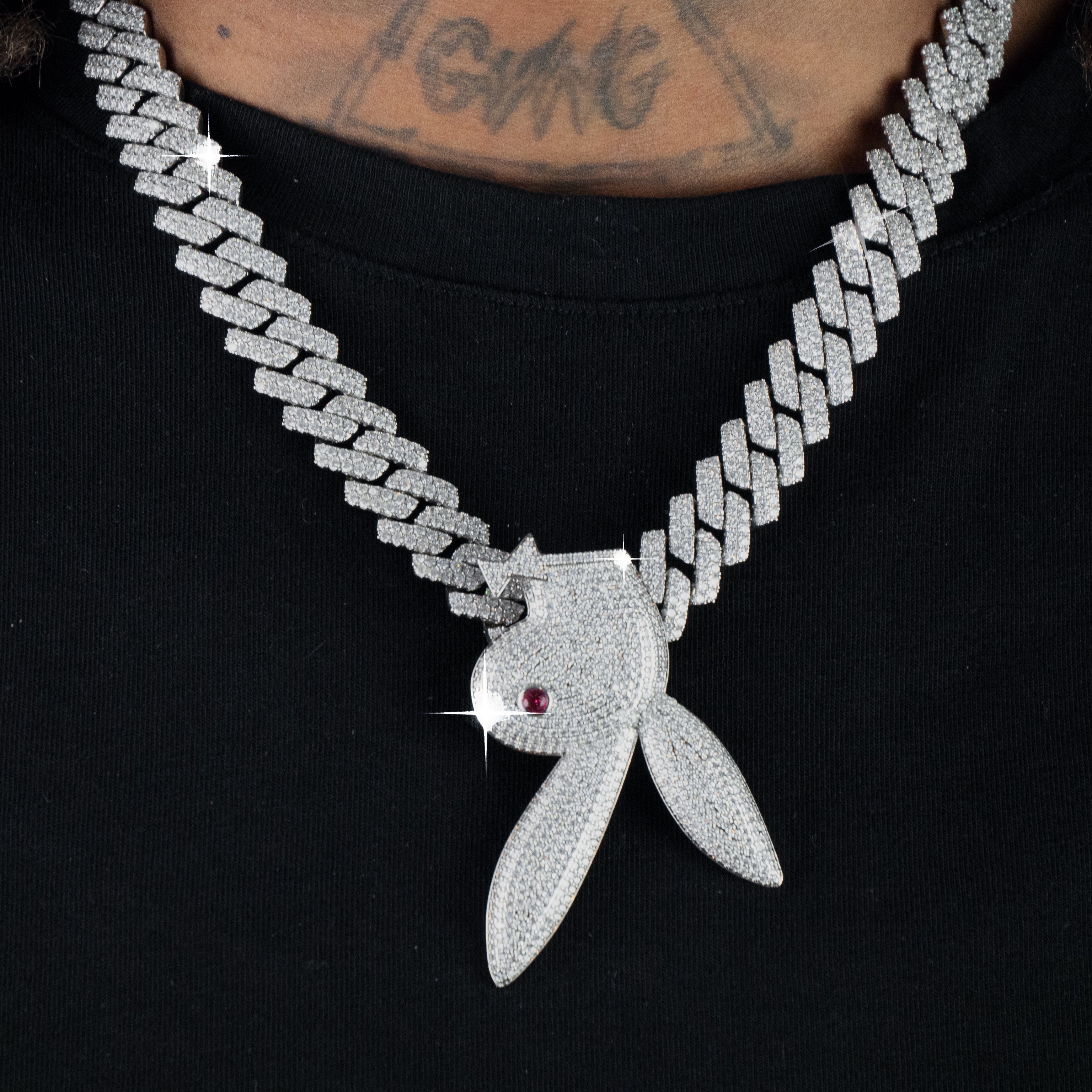 Colgante Playboy Oro Blanco - Image 5