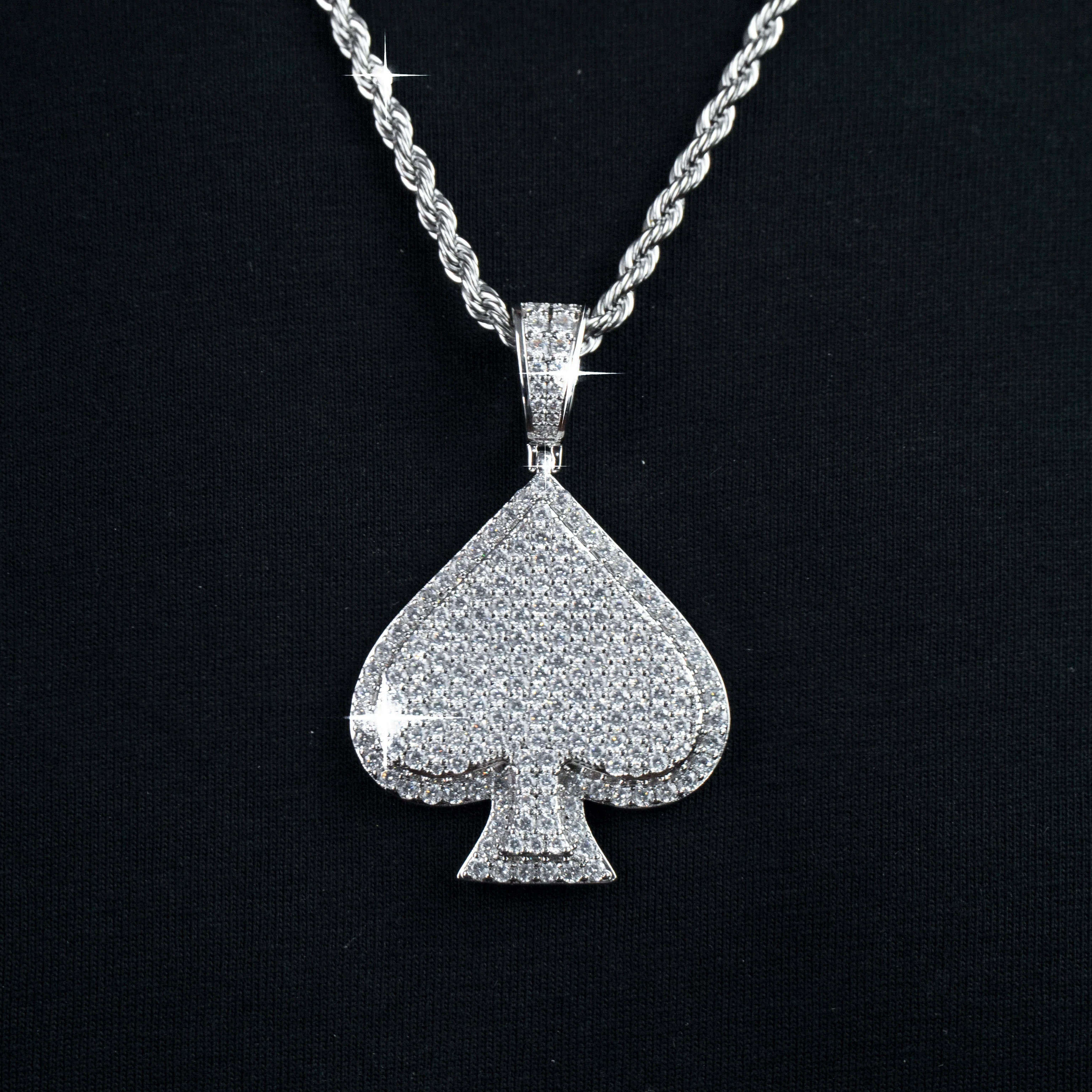 Colgante Poker Oro Blanco - Image 5