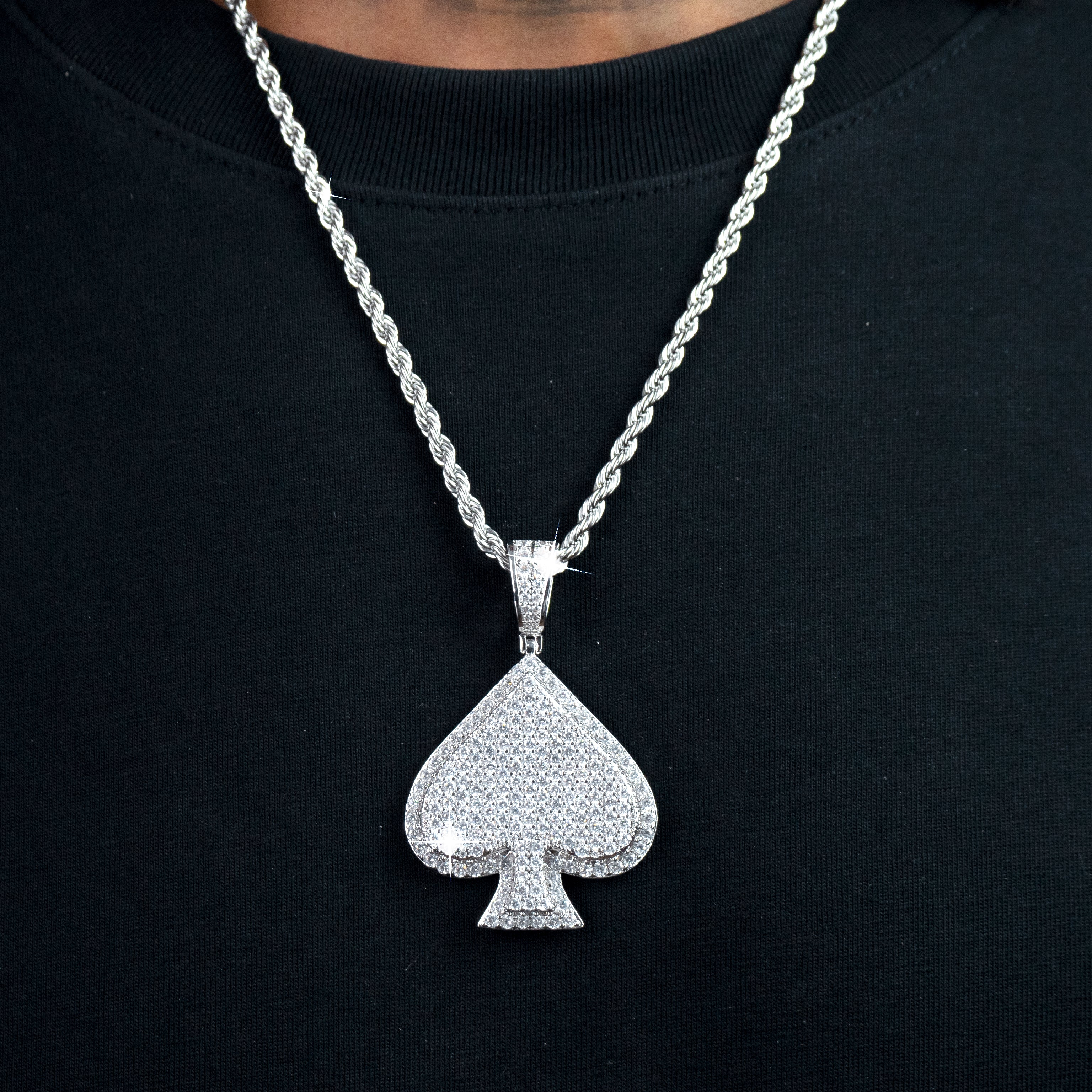 Colgante Poker Oro Blanco - Image 6