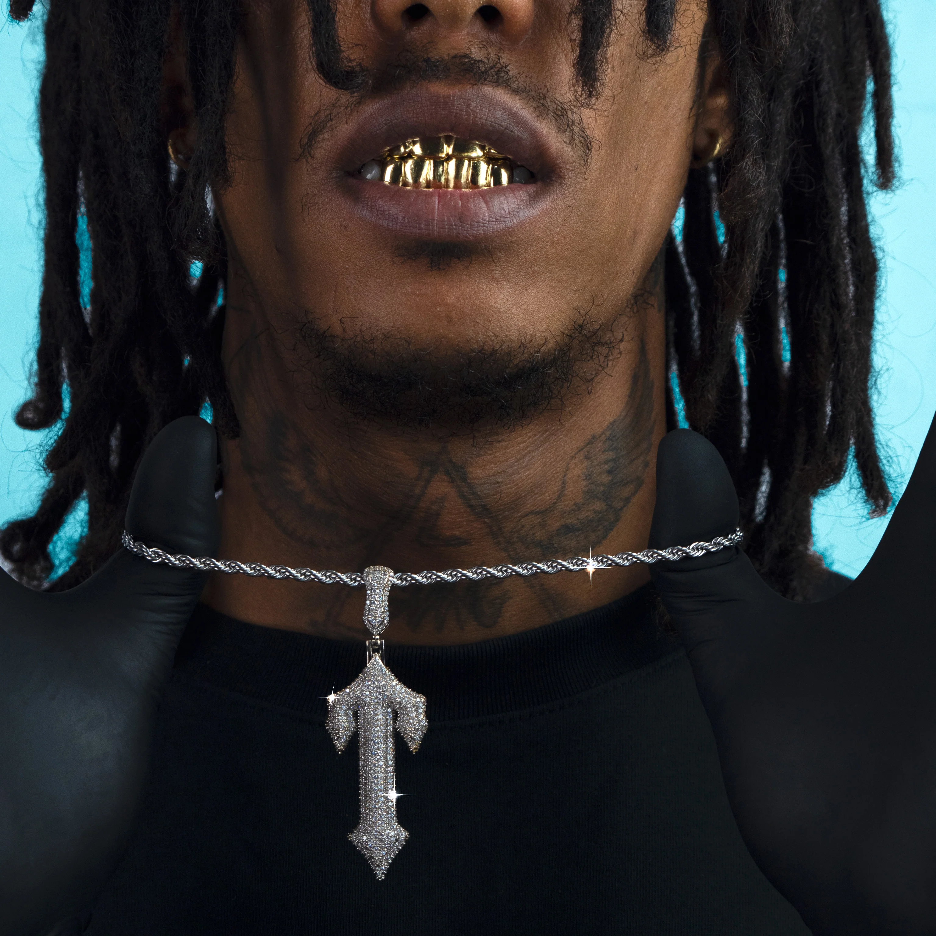 Colgante Trapstar Oro Blanco - Image 2