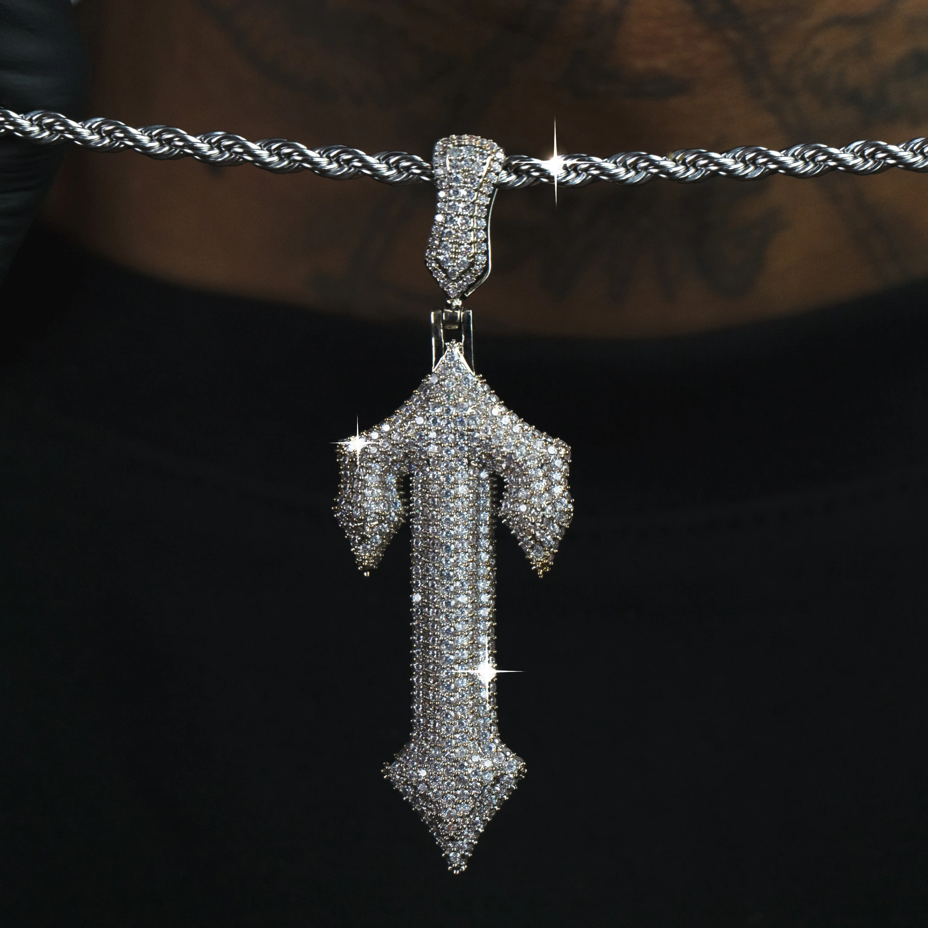 Colgante Trapstar Oro Blanco - Image 5