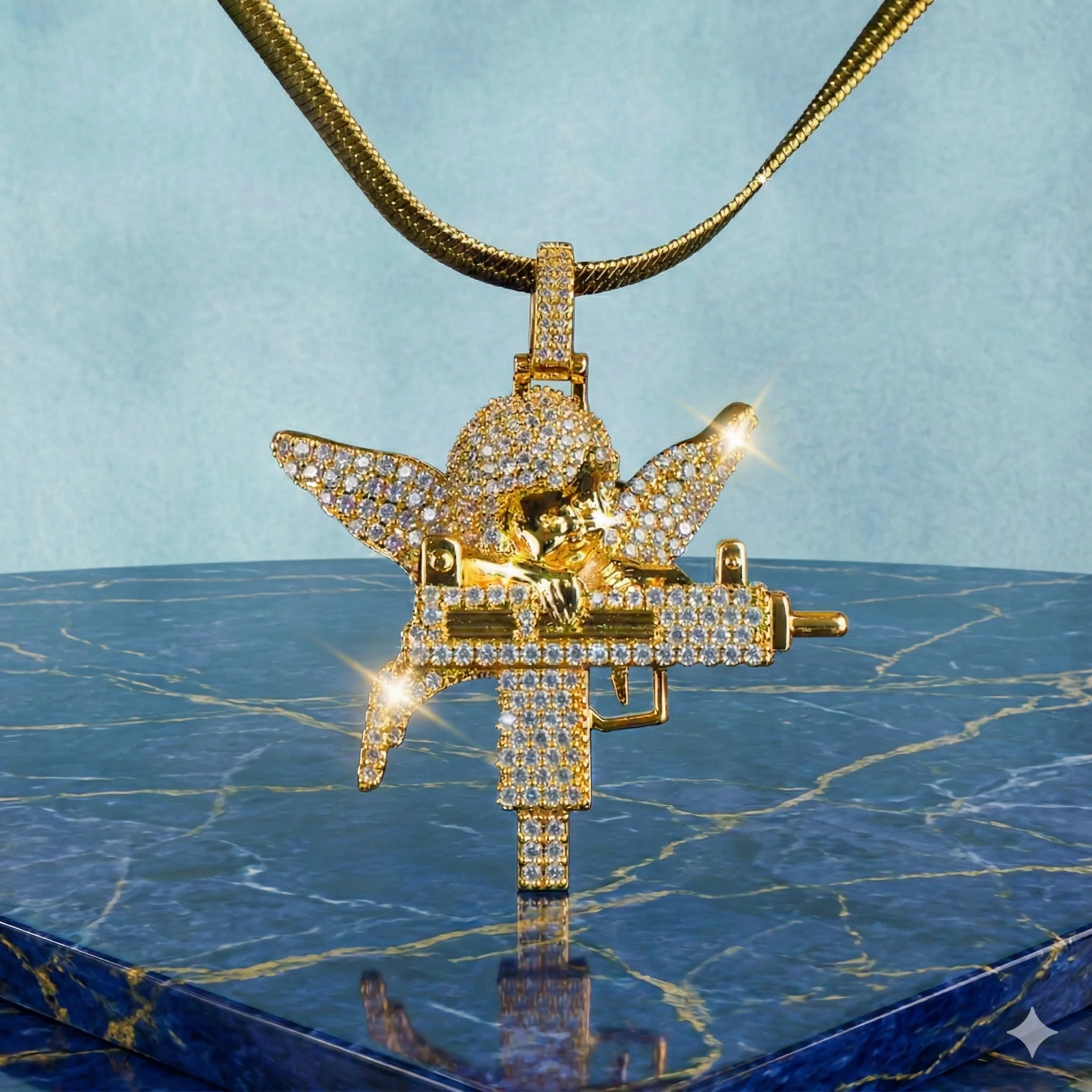 Colgante Uzi Cupido Oro 18K - Image 4