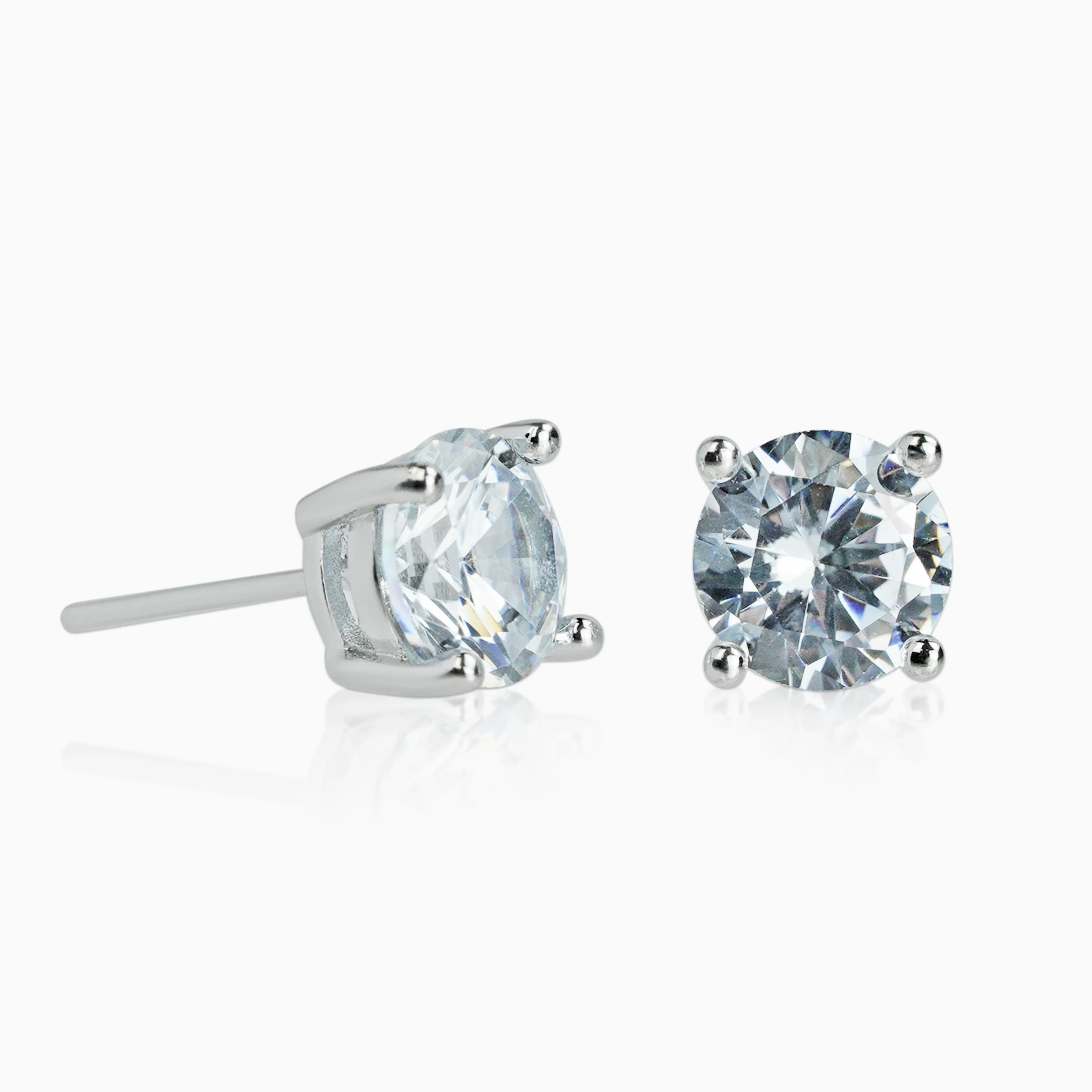Pendientes Classic VVS Moissanite + Plata 925 - Image 3