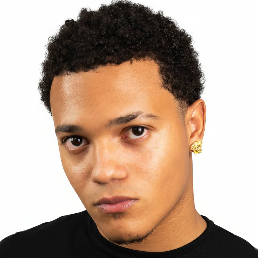 Pendientes Medusa Pearls Oro 18K - Image 3