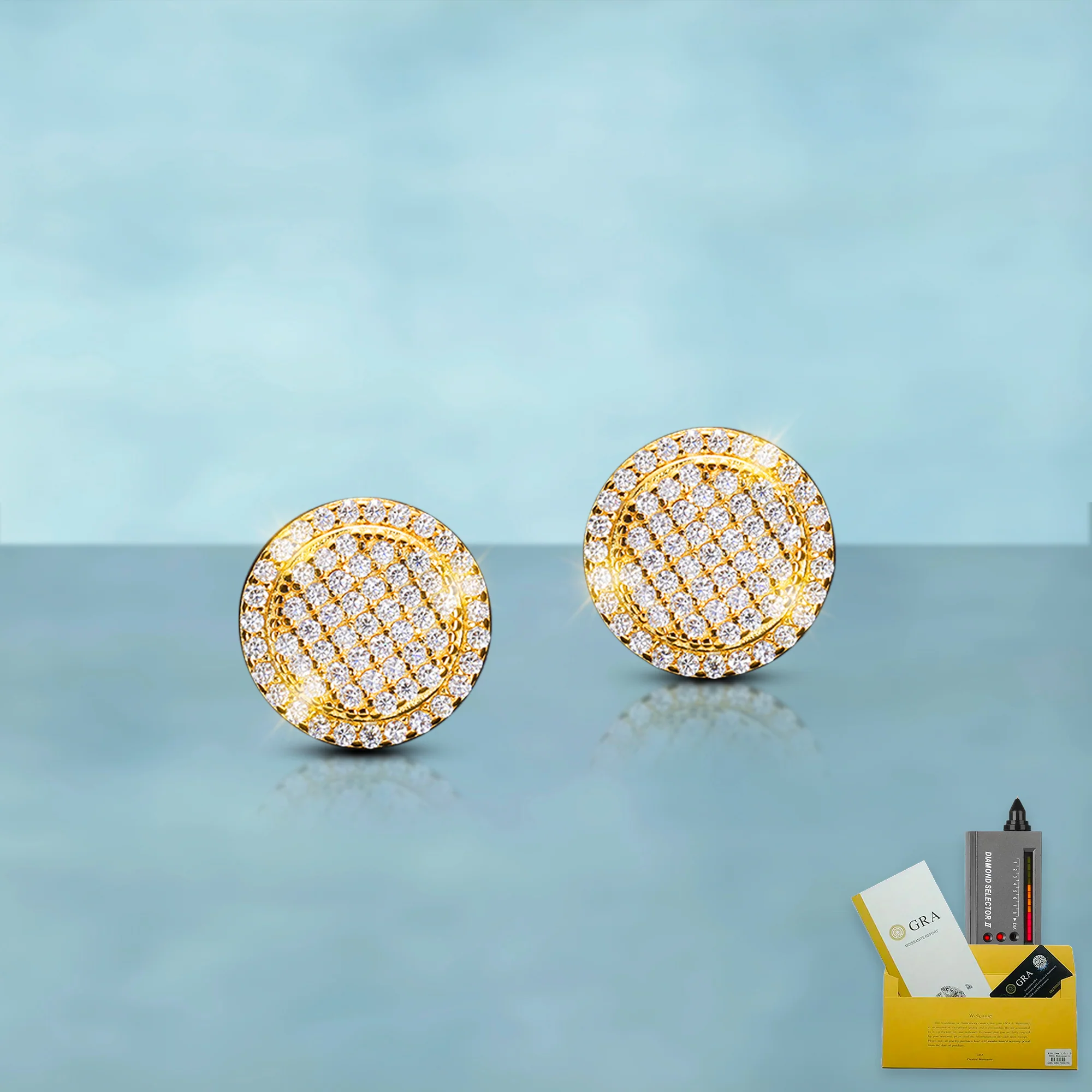 Pendientes Superstar VVS Moissanite Oro 18K - Image 5