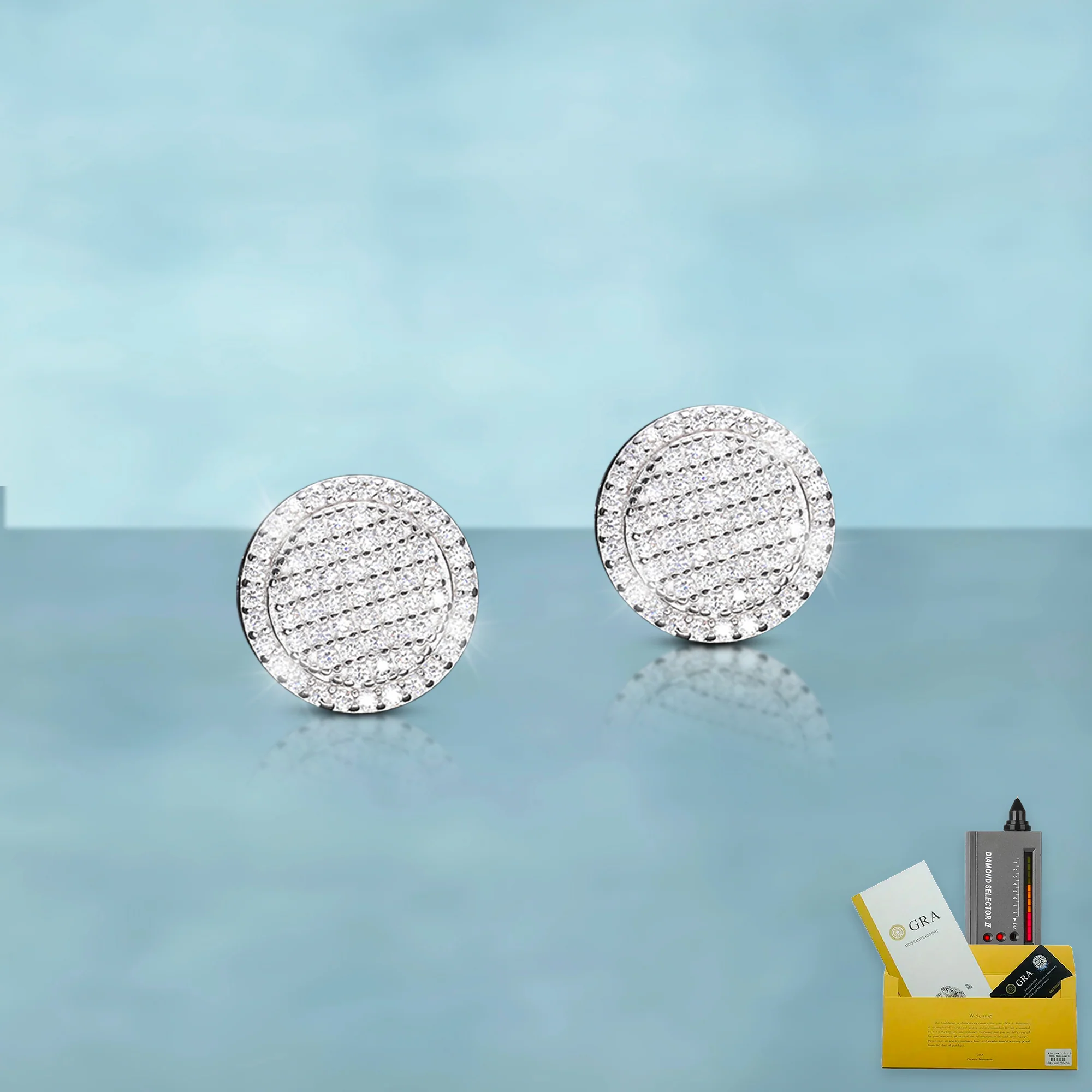 Pendientes Superstar VVS Moissanite + Plata 925 - Image 4