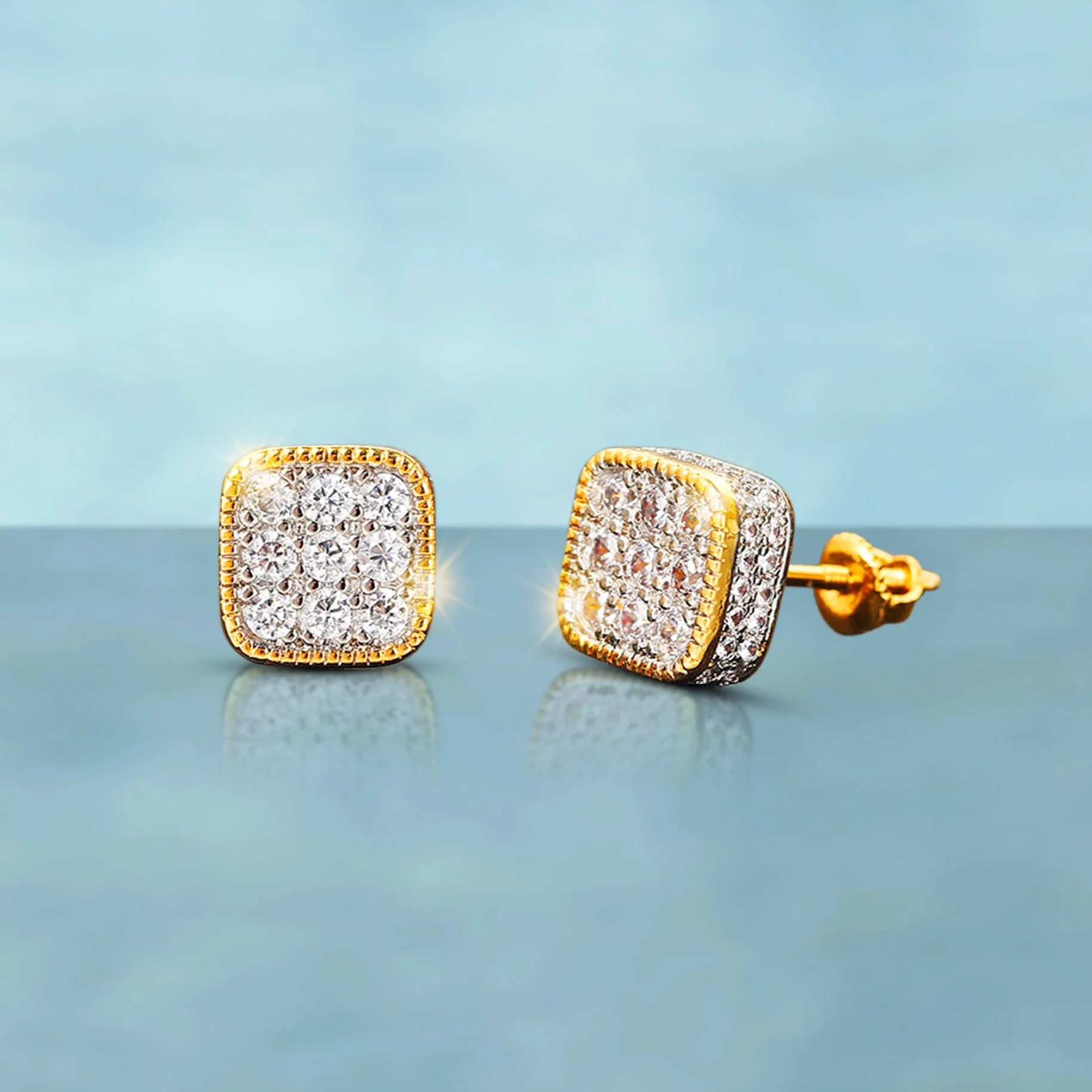 Pendientes Top Boy Oro 18K - Image 4