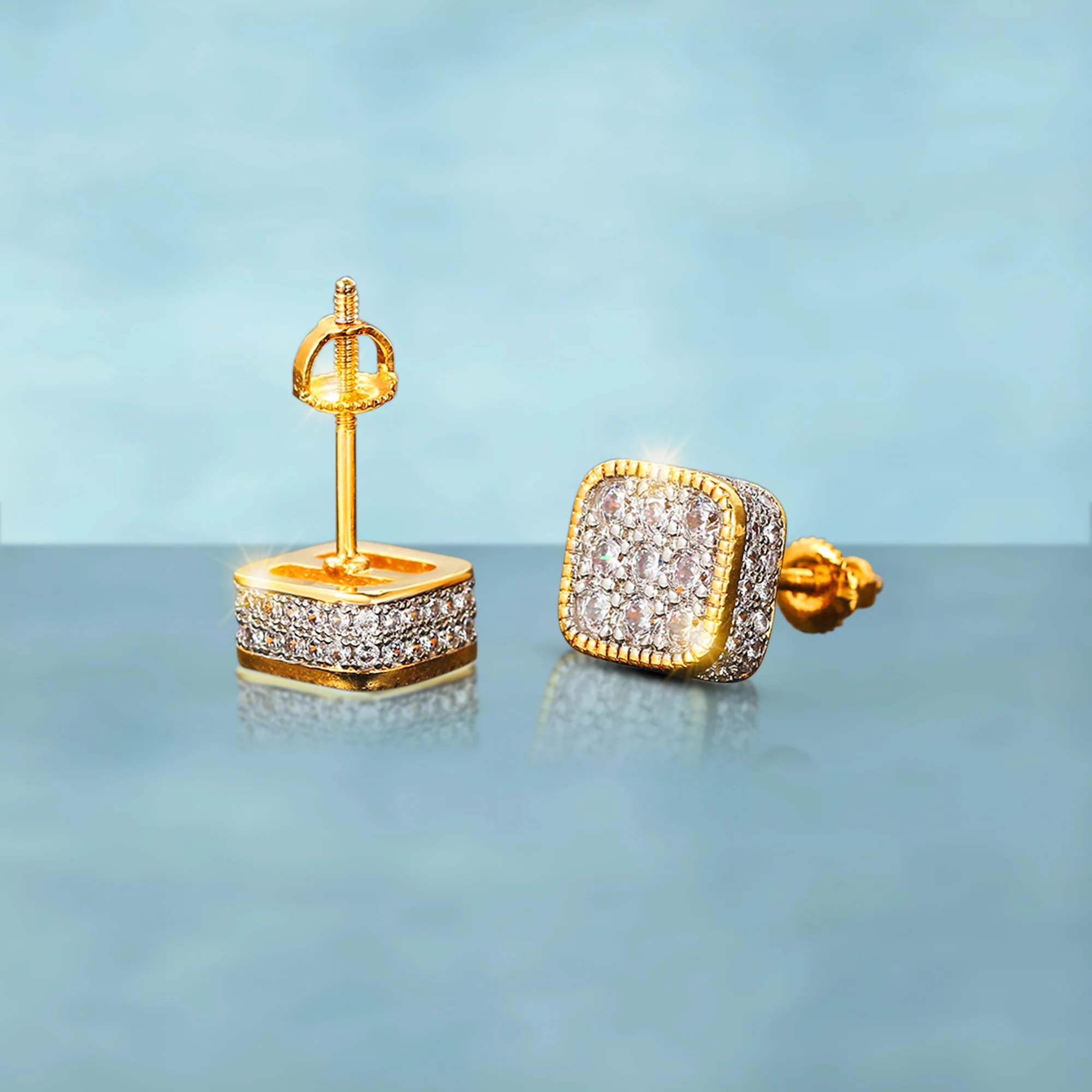 Pendientes Top Boy Oro 18K - Image 6