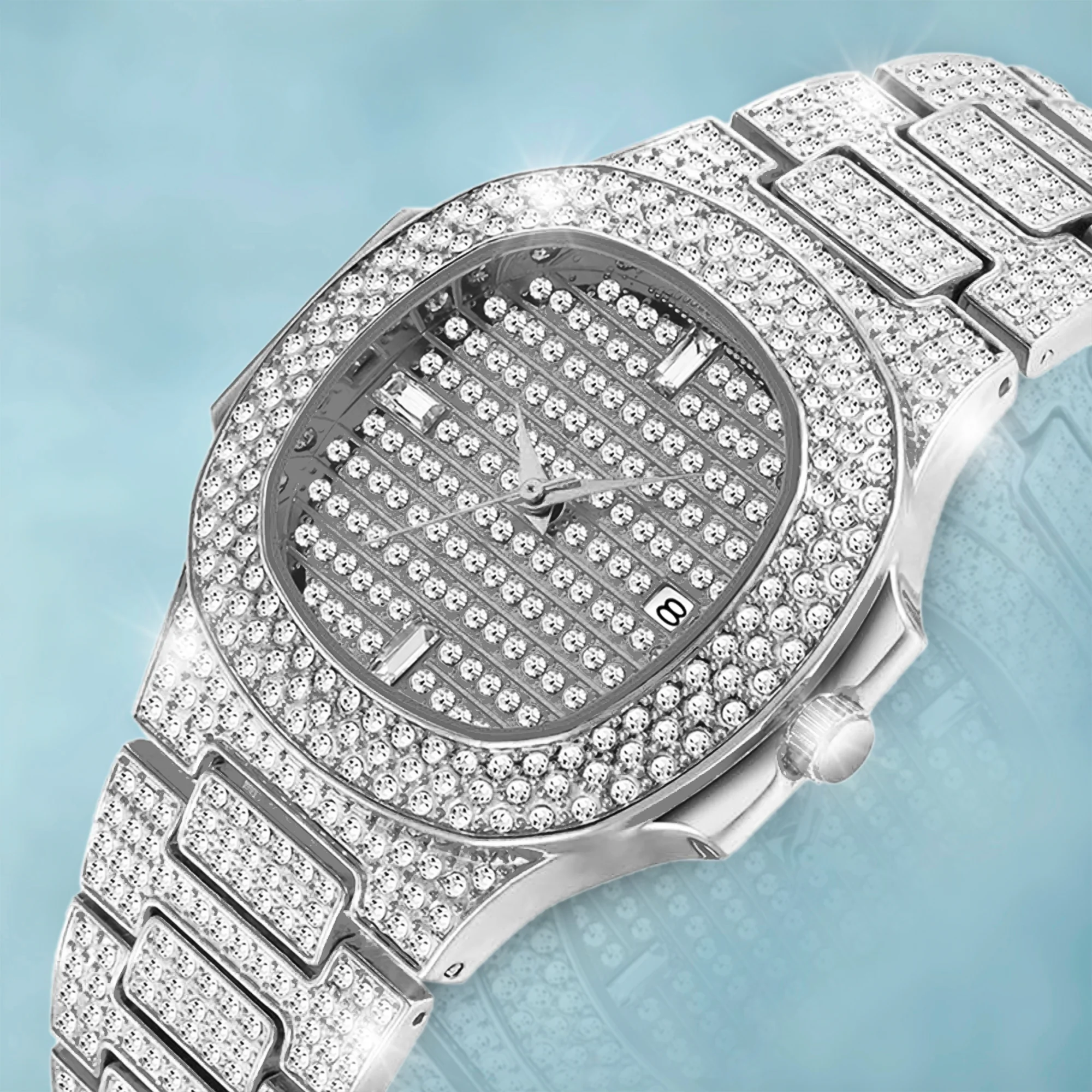 Reloj Ice Cash Oro Blanco - Image 3