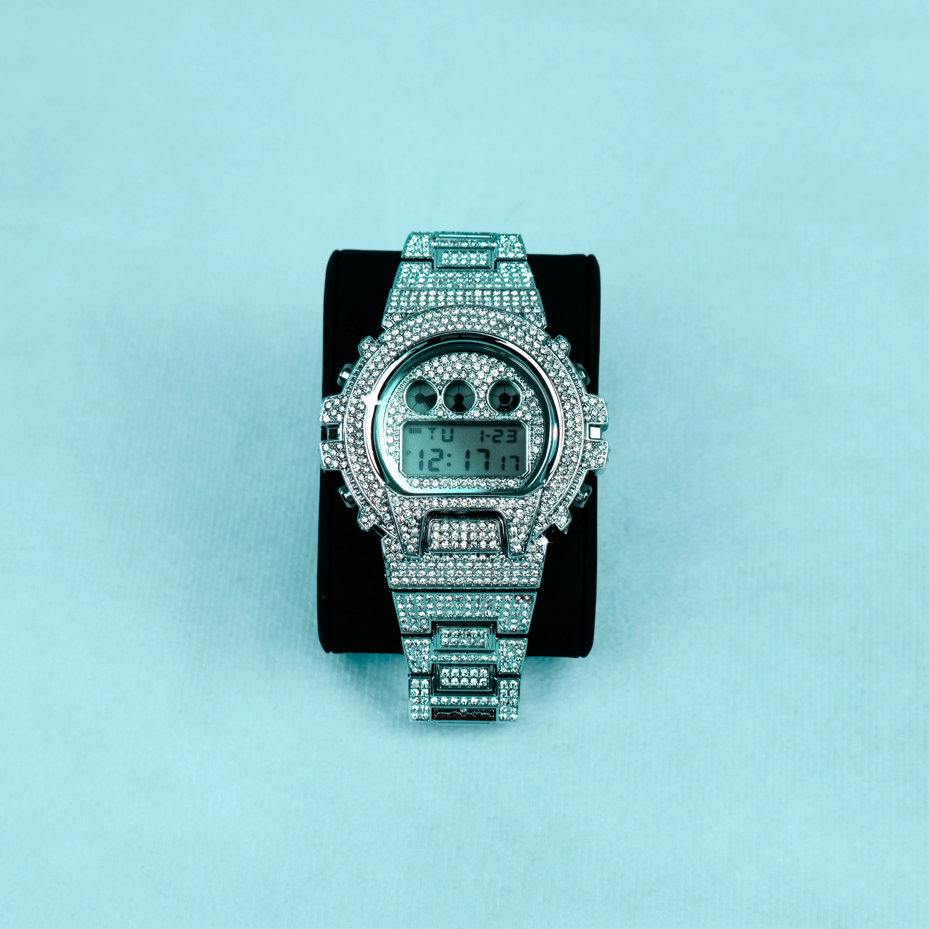 Reloj Ice Digital Oro Blanco - Image 3