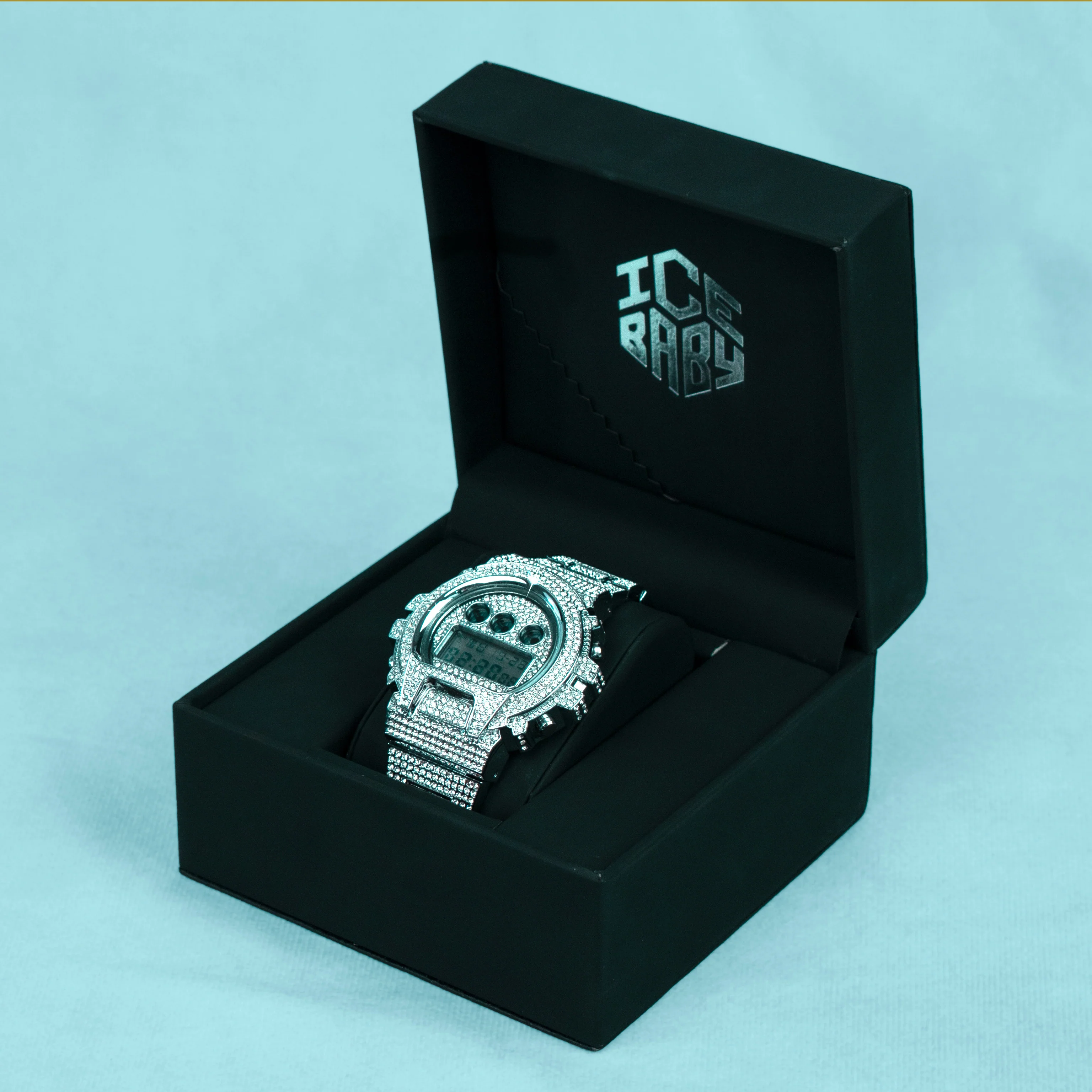 Reloj Ice Digital Oro Blanco - Image 5
