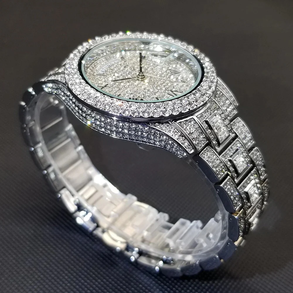 Reloj Iced Frozen Oro Blanco - Image 8