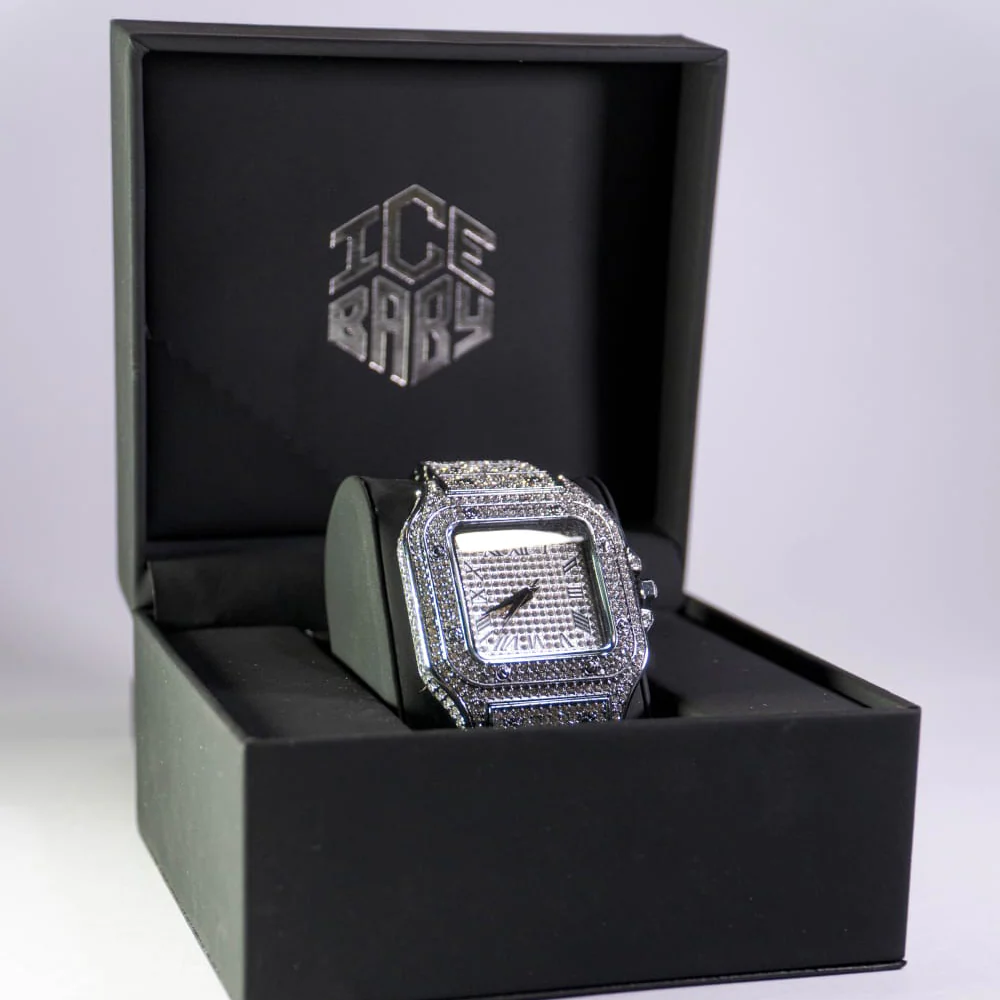 Reloj Santoz Clásico Oro Blanco - Image 7