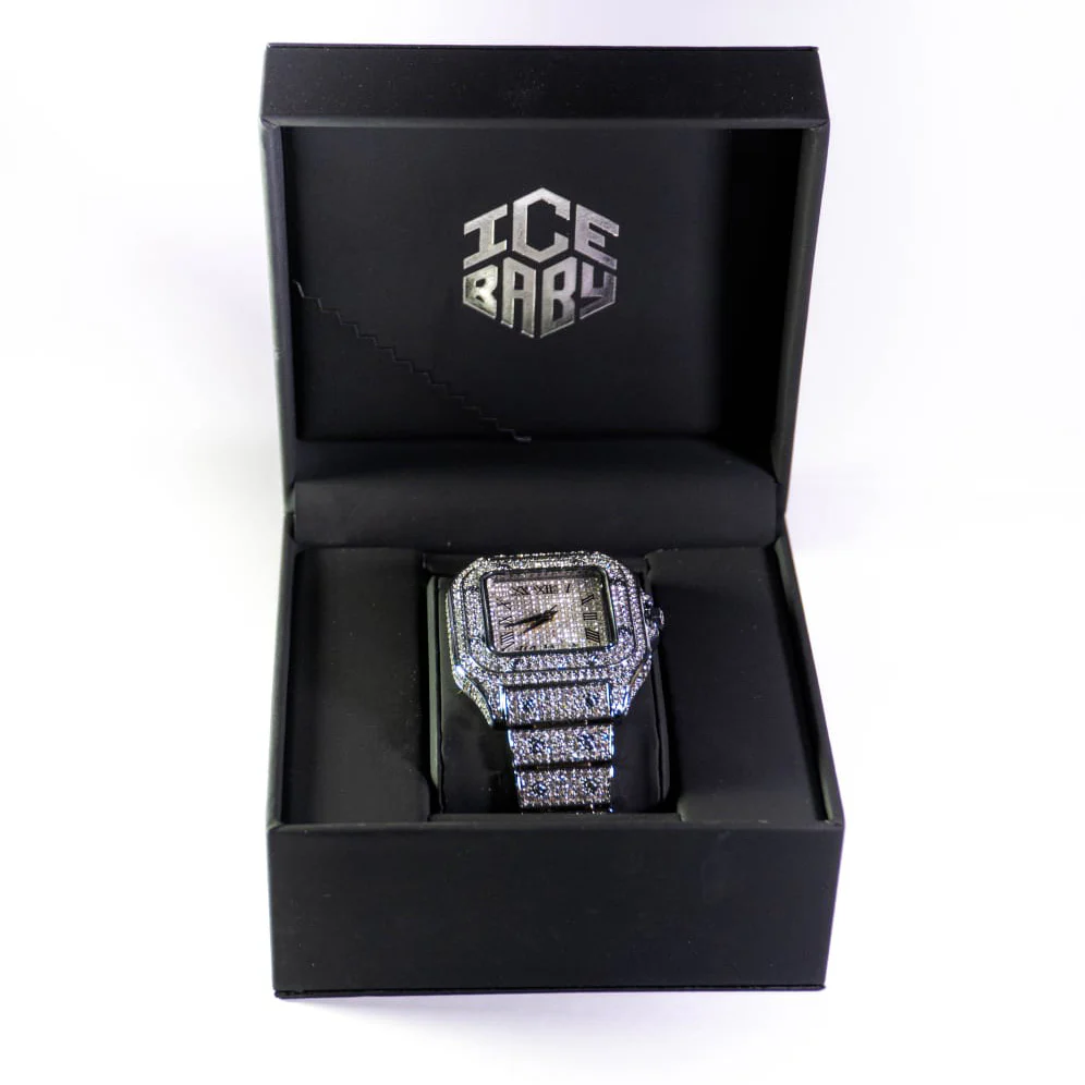 Reloj Santoz Clásico Oro Blanco - Image 8