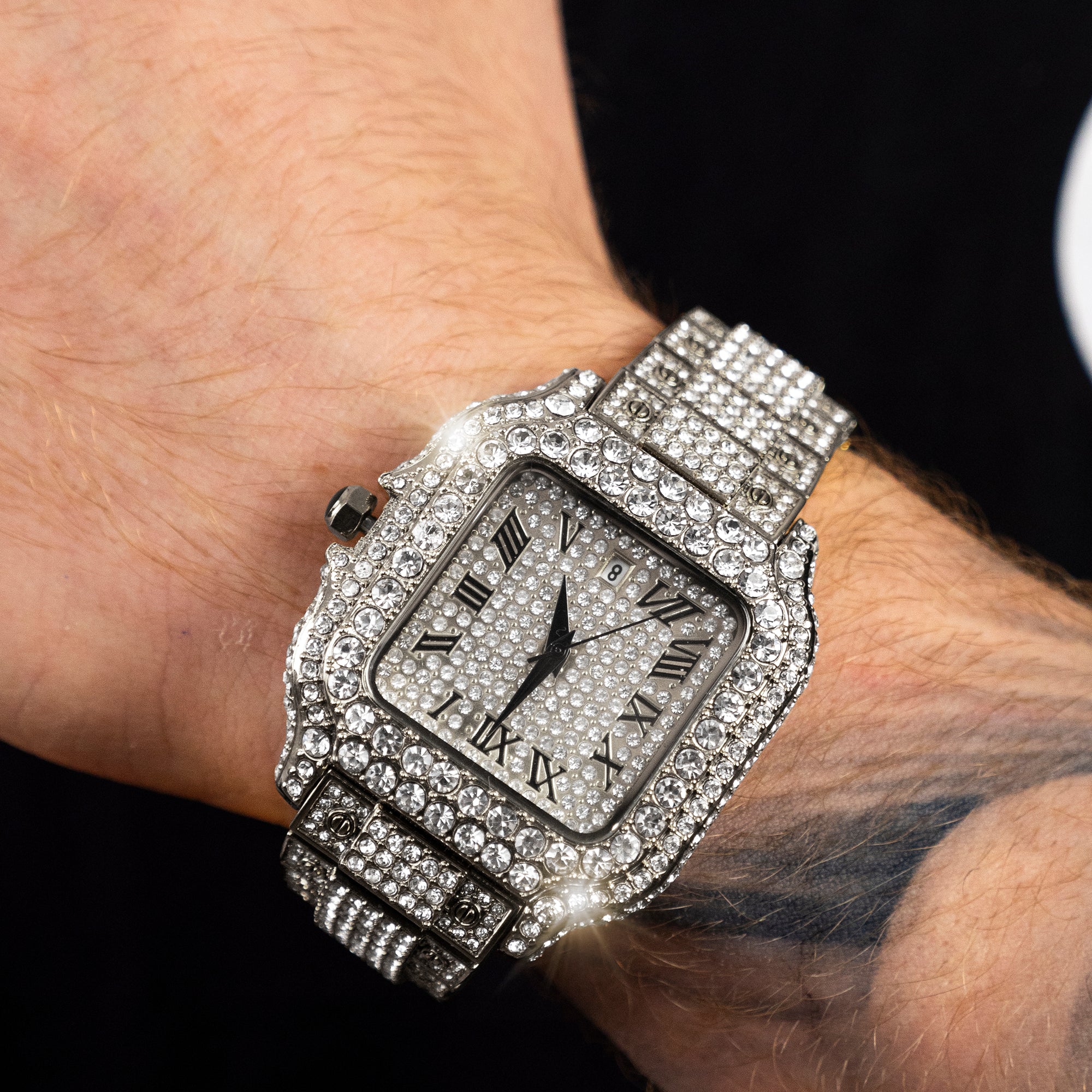 Reloj Santoz Deluxe Oro Blanco - Image 5
