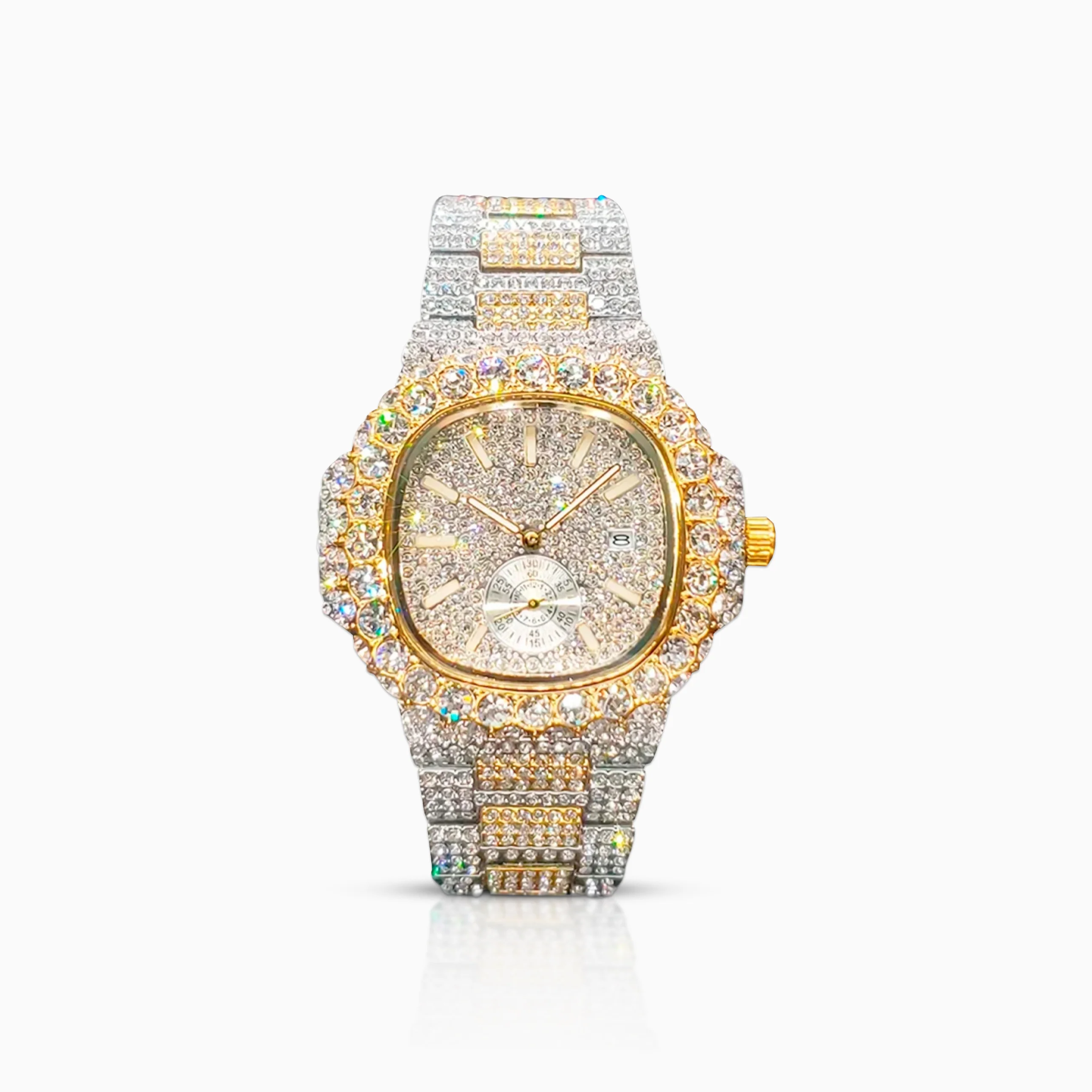 Reloj Two Tone Premium Oro Blanco - Image 3