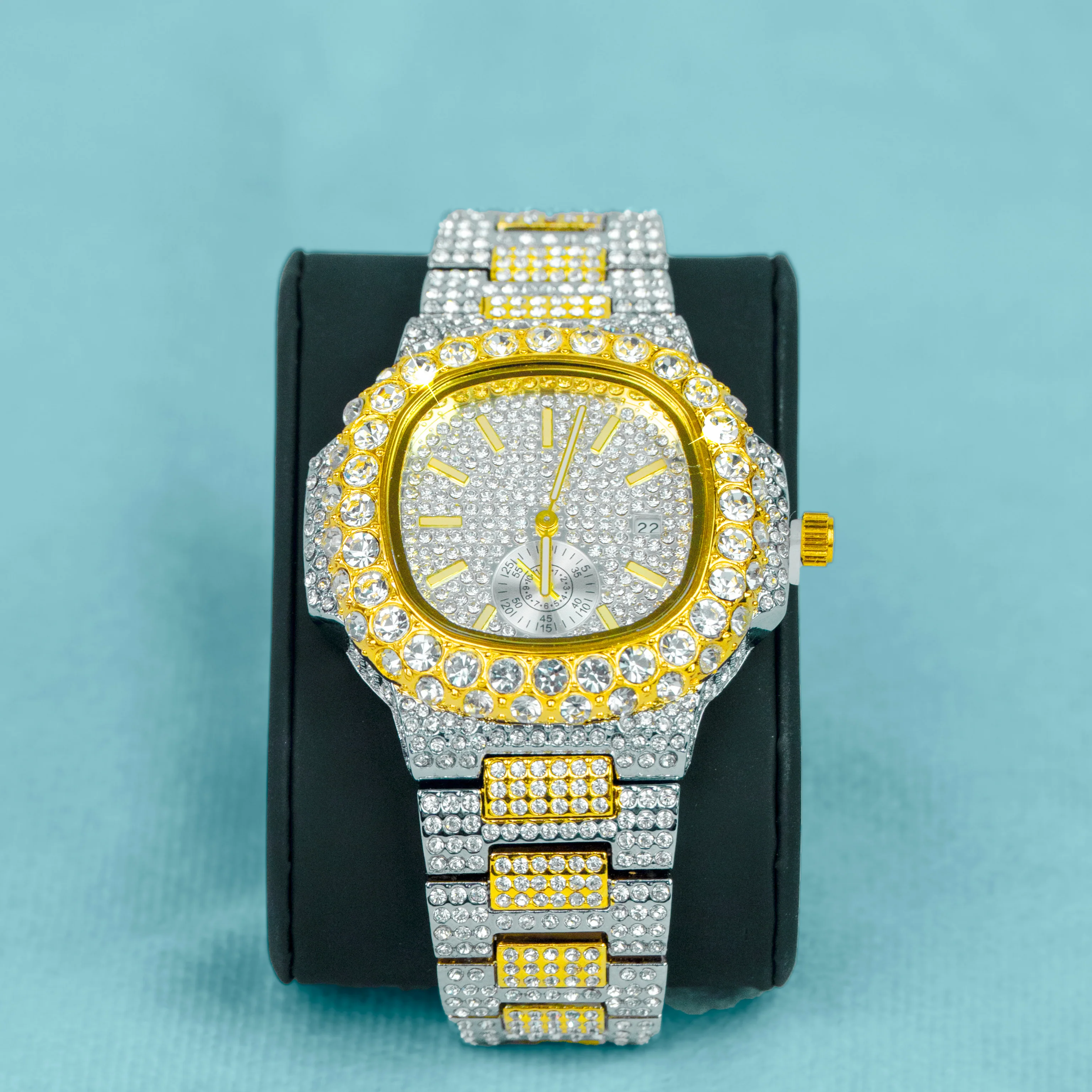 Reloj Two Tone Premium Oro Blanco - Image 4